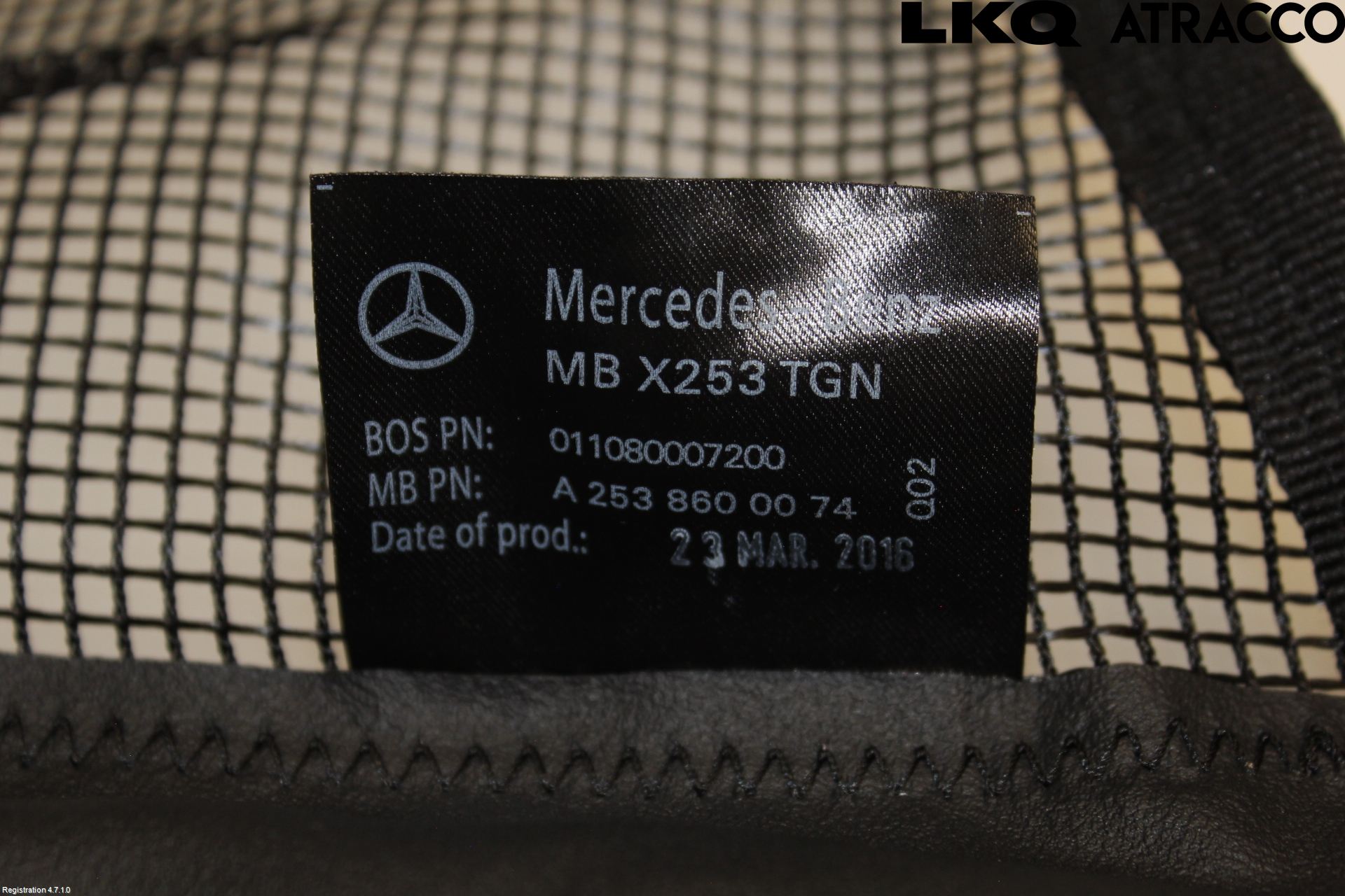 Mercedes-Benz MB GLC-KLASS (X253/C253) 15-22 Lastnät