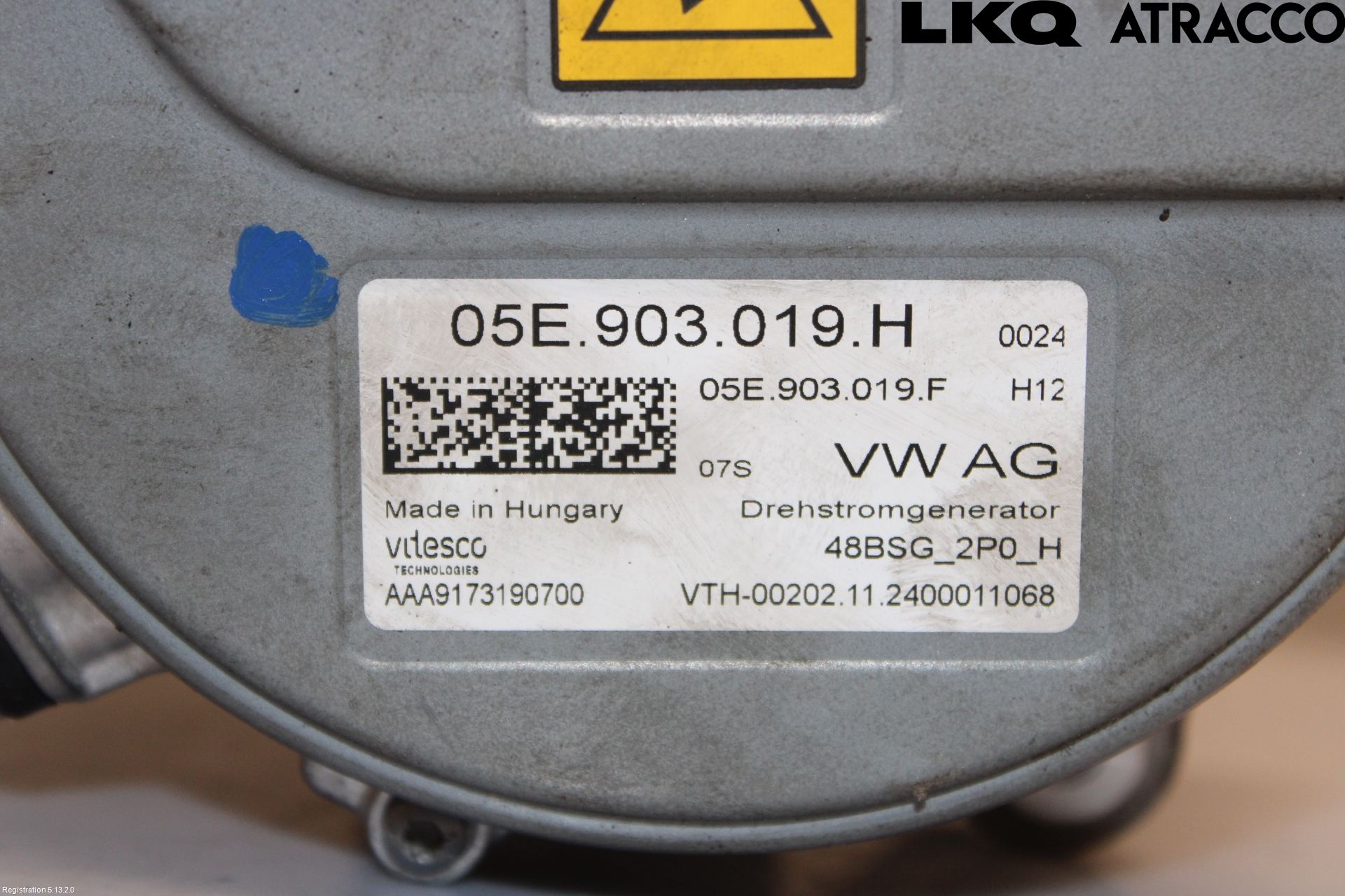 Audi A3/S3 8Y 21- Generator