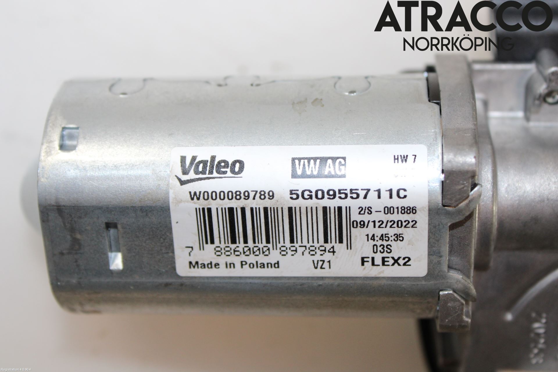 Seat ARONA Torkarmotor Baklucka