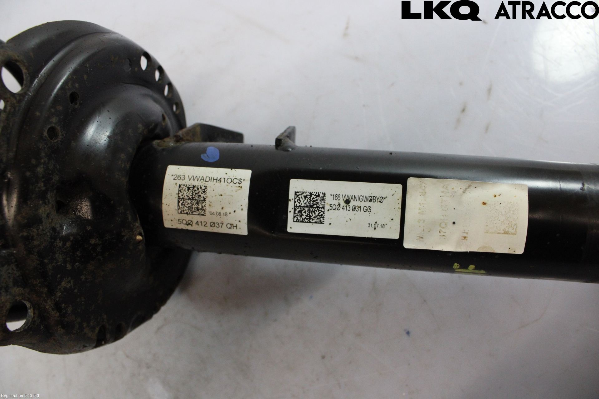 Volkswagen VW GOLF / E-GOLF VII 13-20 Fjäderben Fram Höger