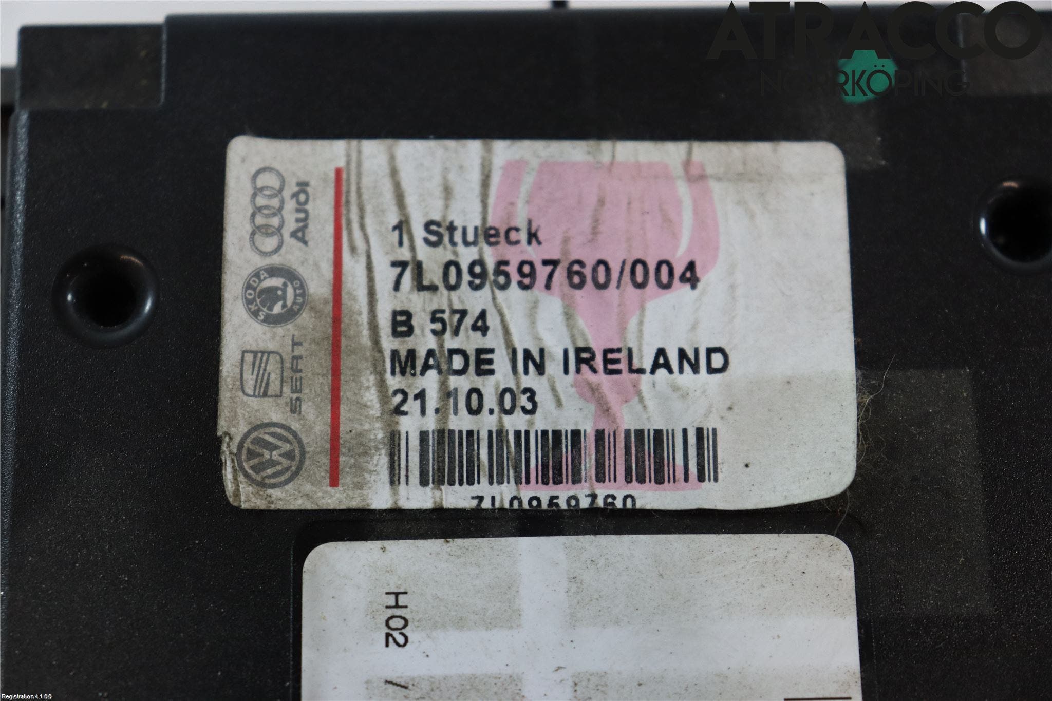 Volkswagen VW TOUAREG 7L 03-10 Styrenhet Stolreglering