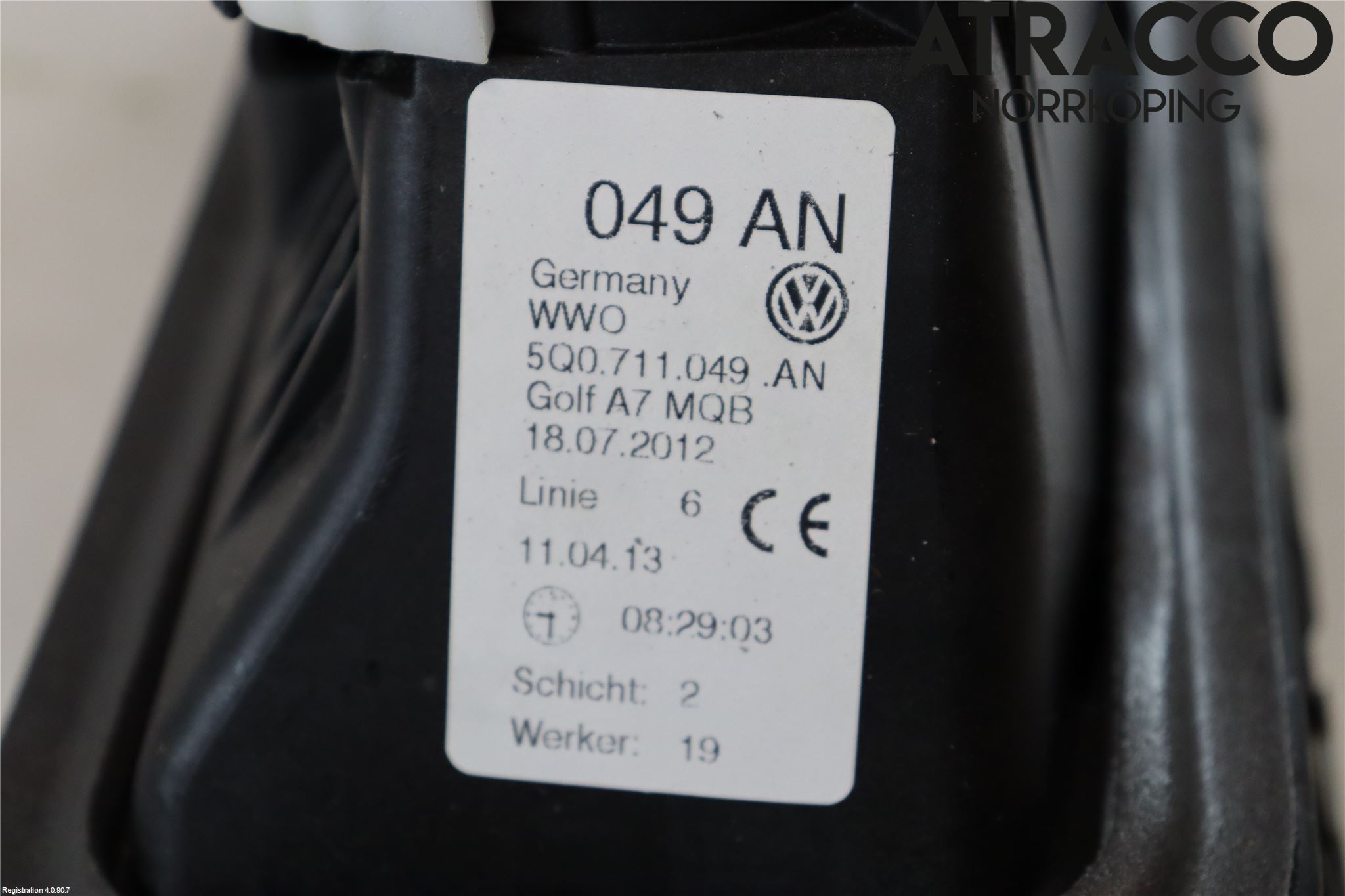 Volkswagen VW GOLF / E-GOLF VII 13-20 Växelspak