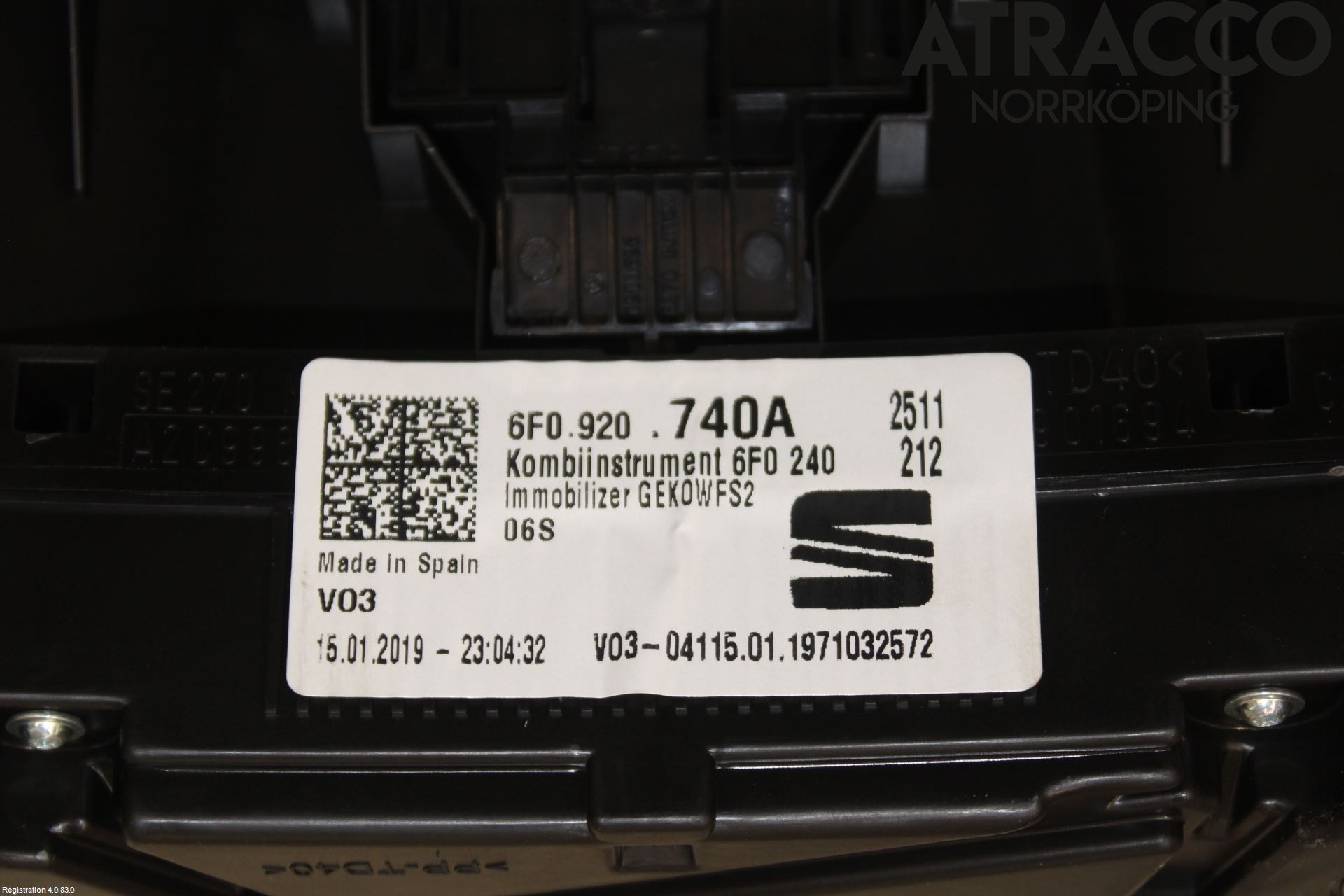 Seat ARONA Instrument Komb