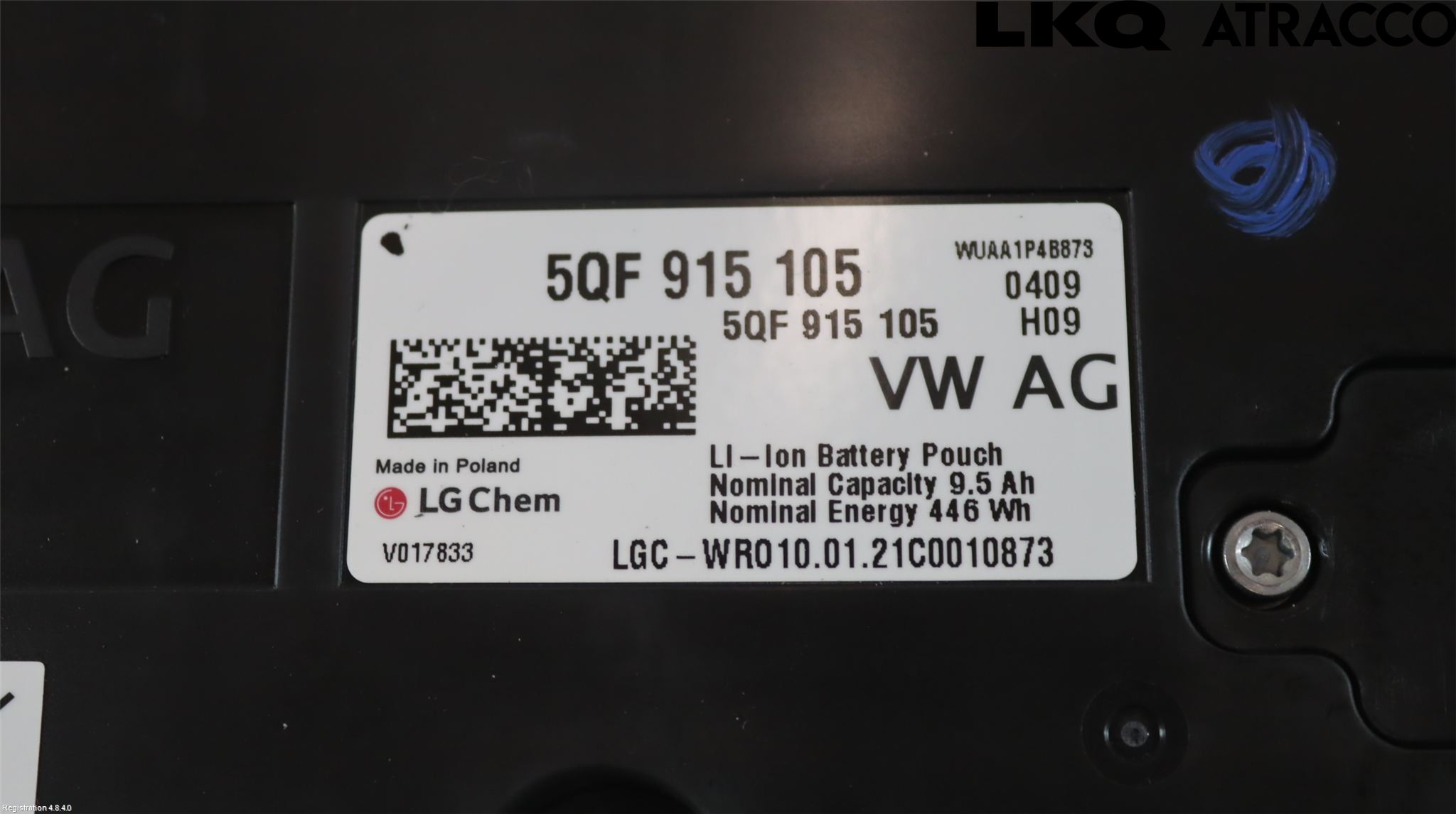 Audi Q3 F3 19- Batteri Högspänning