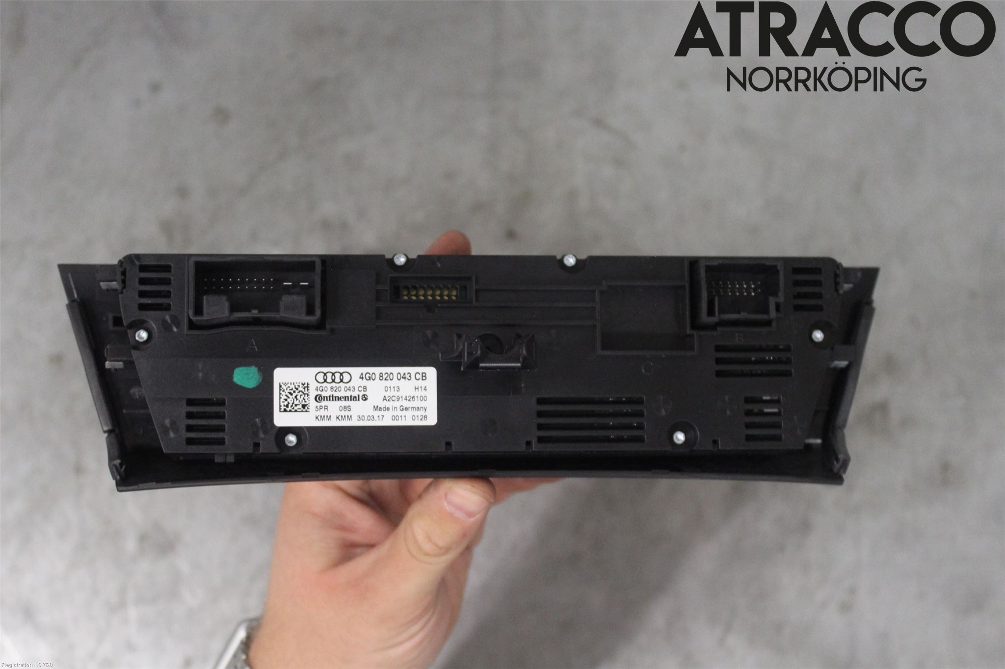 Audi A6/S6 4G 11-18 Värmereglage