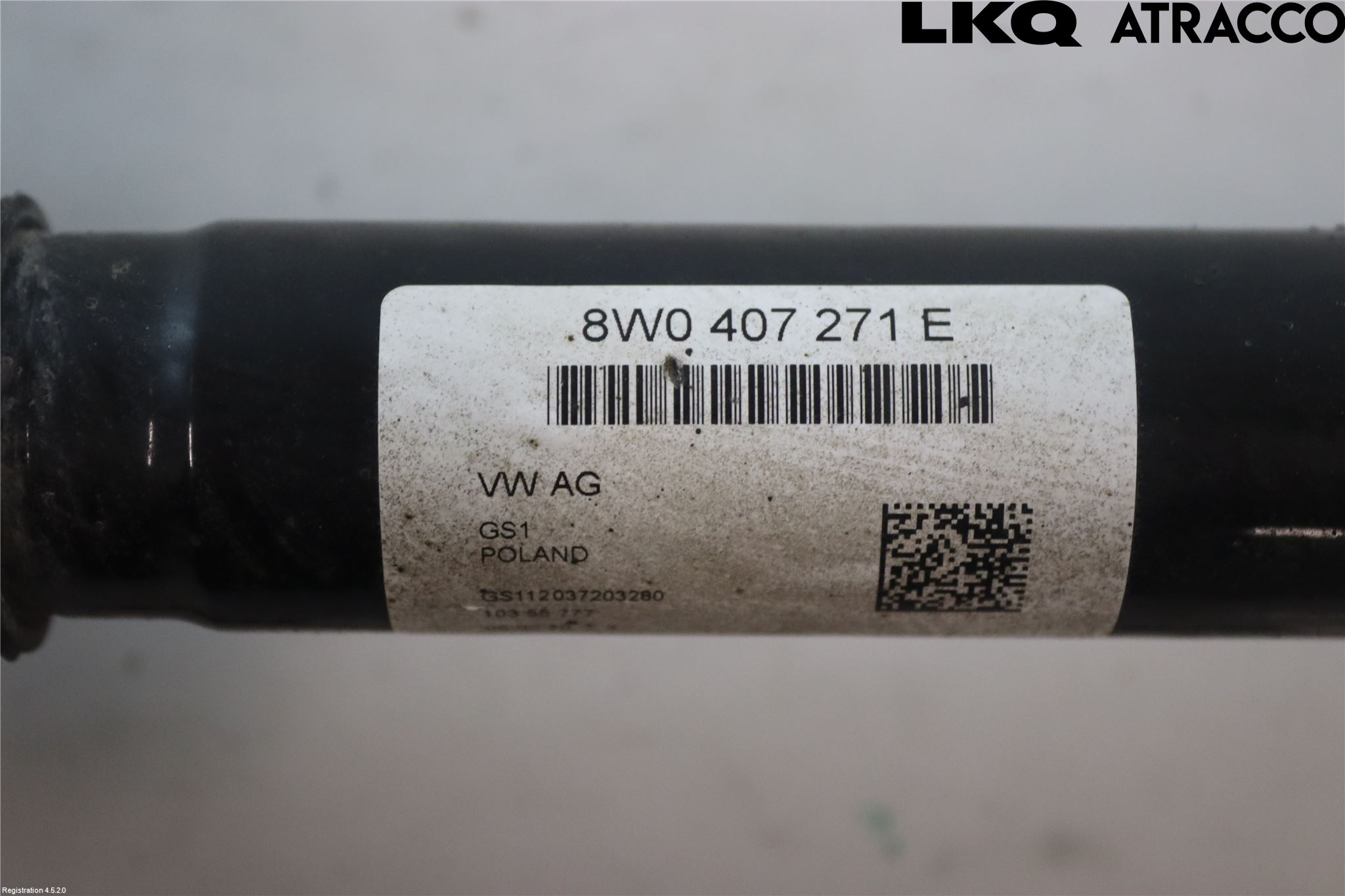 Audi A5 17- Drivaxel Fram Vänster