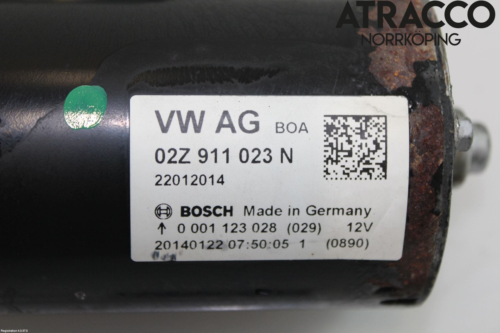 Volkswagen VW POLO 10-17 Startmotor Diesel