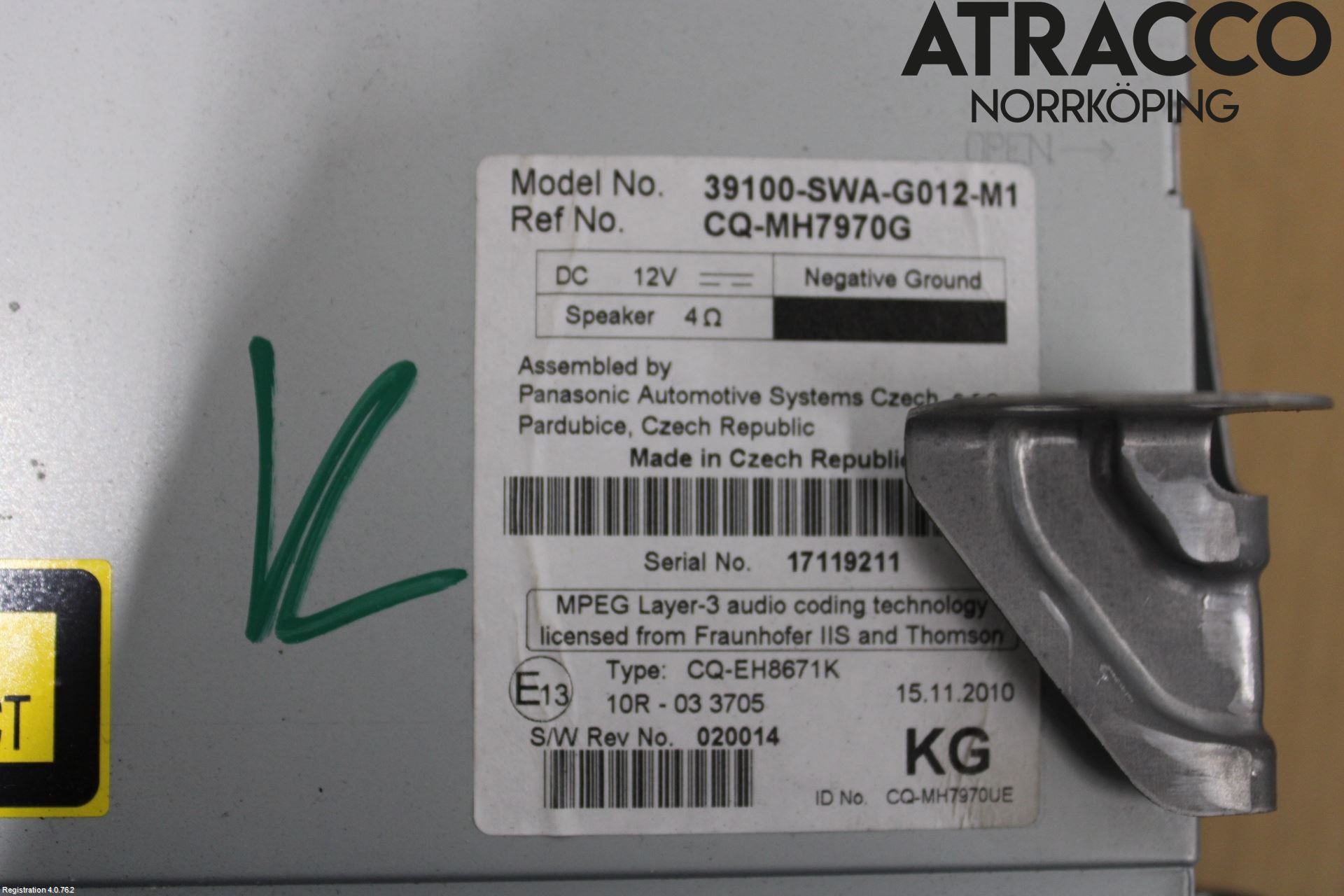 Honda CR-V 07-12 Cd Radio - Multimediapanel