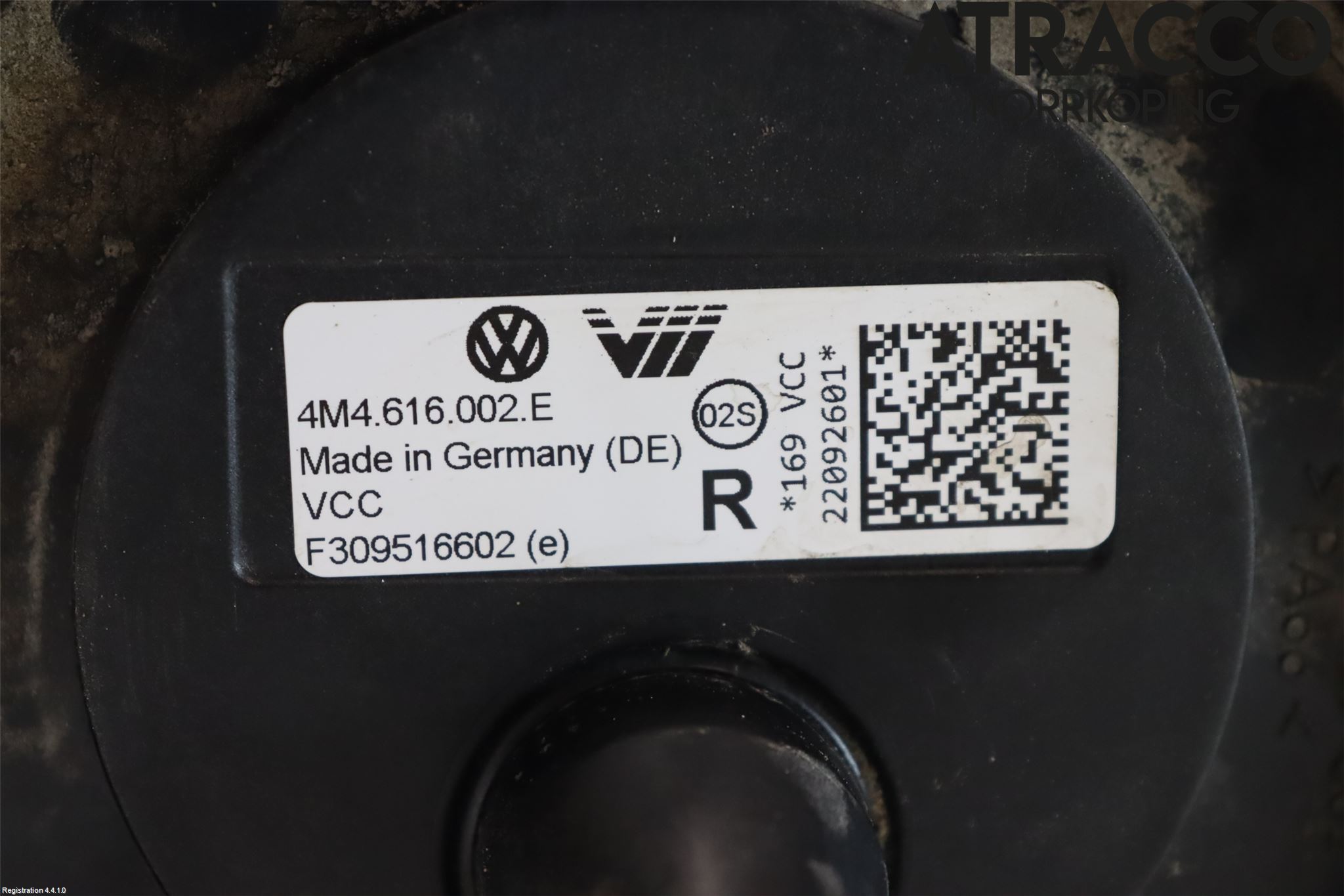Volkswagen VW TOUAREG CR 18- Nivå-Luftfjädring Bälg