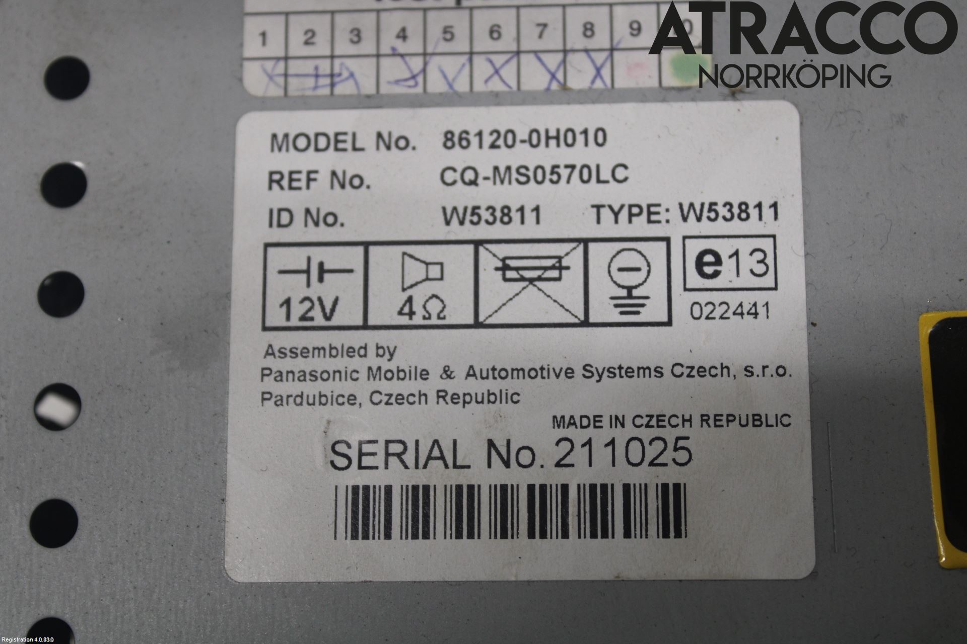 Peugeot 107 Cd Radio - Multimediapanel