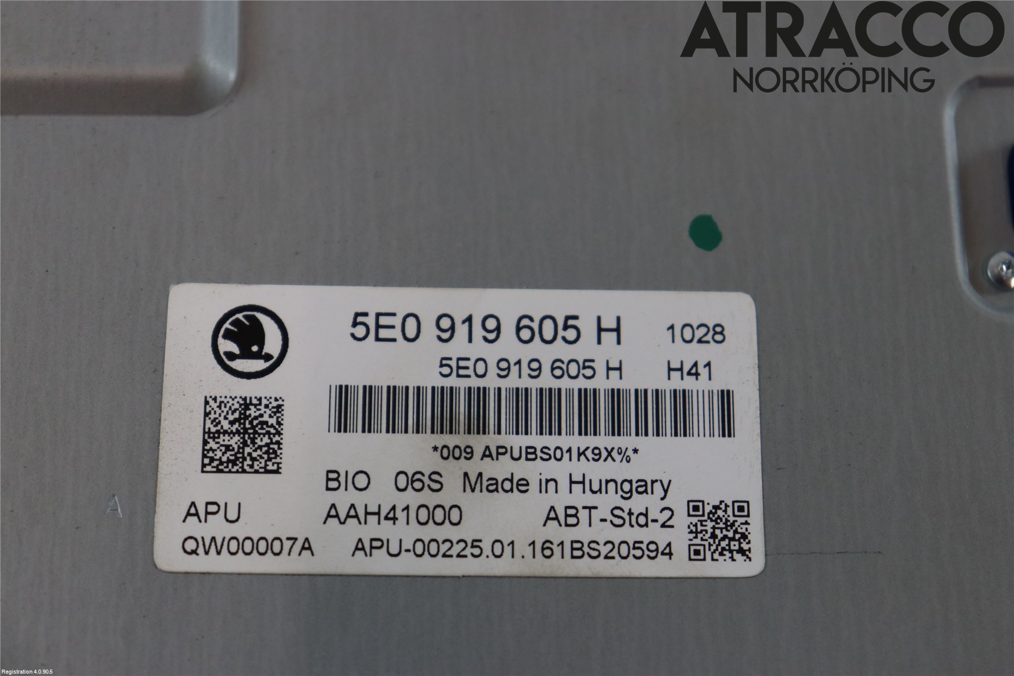 Skoda OCTAVIA (5E) 13-20 Multifunktionsdisplay