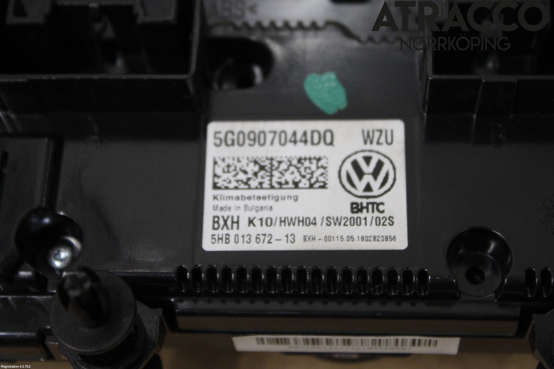 Volkswagen VW PASSAT 15-19 Värmereglage