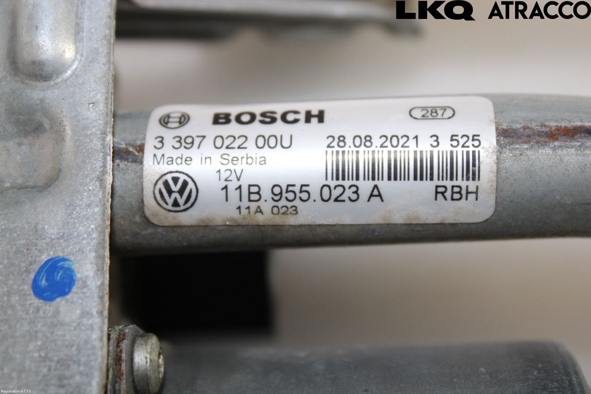 Skoda ENYAQ iV 21- Torkarmekanism Vindruta