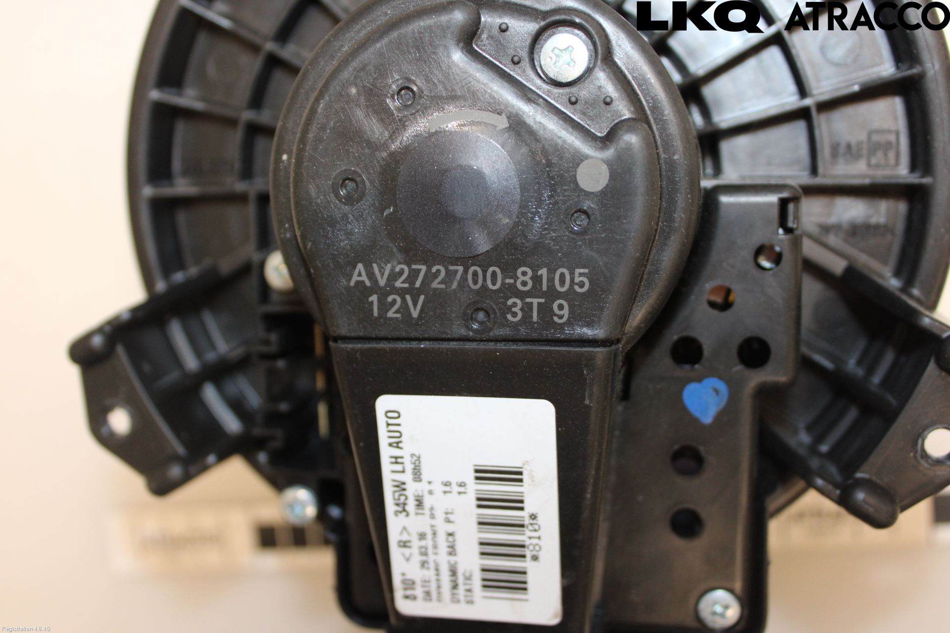 Toyota AURIS 13-19 Värmefläkt