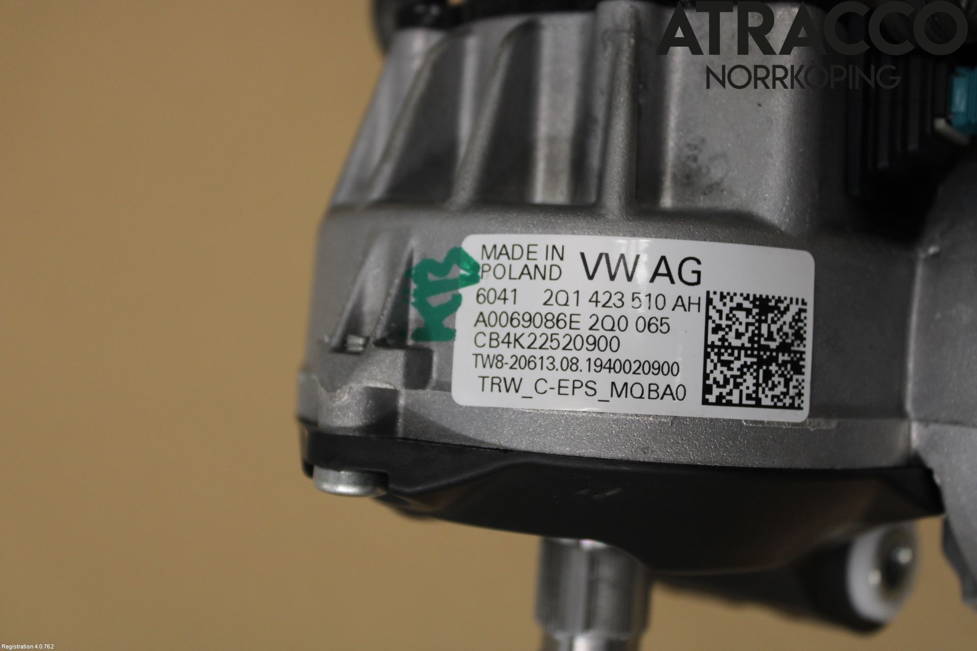 Volkswagen VW POLO VI 18->> Rattaxelagg Med Inb Servo