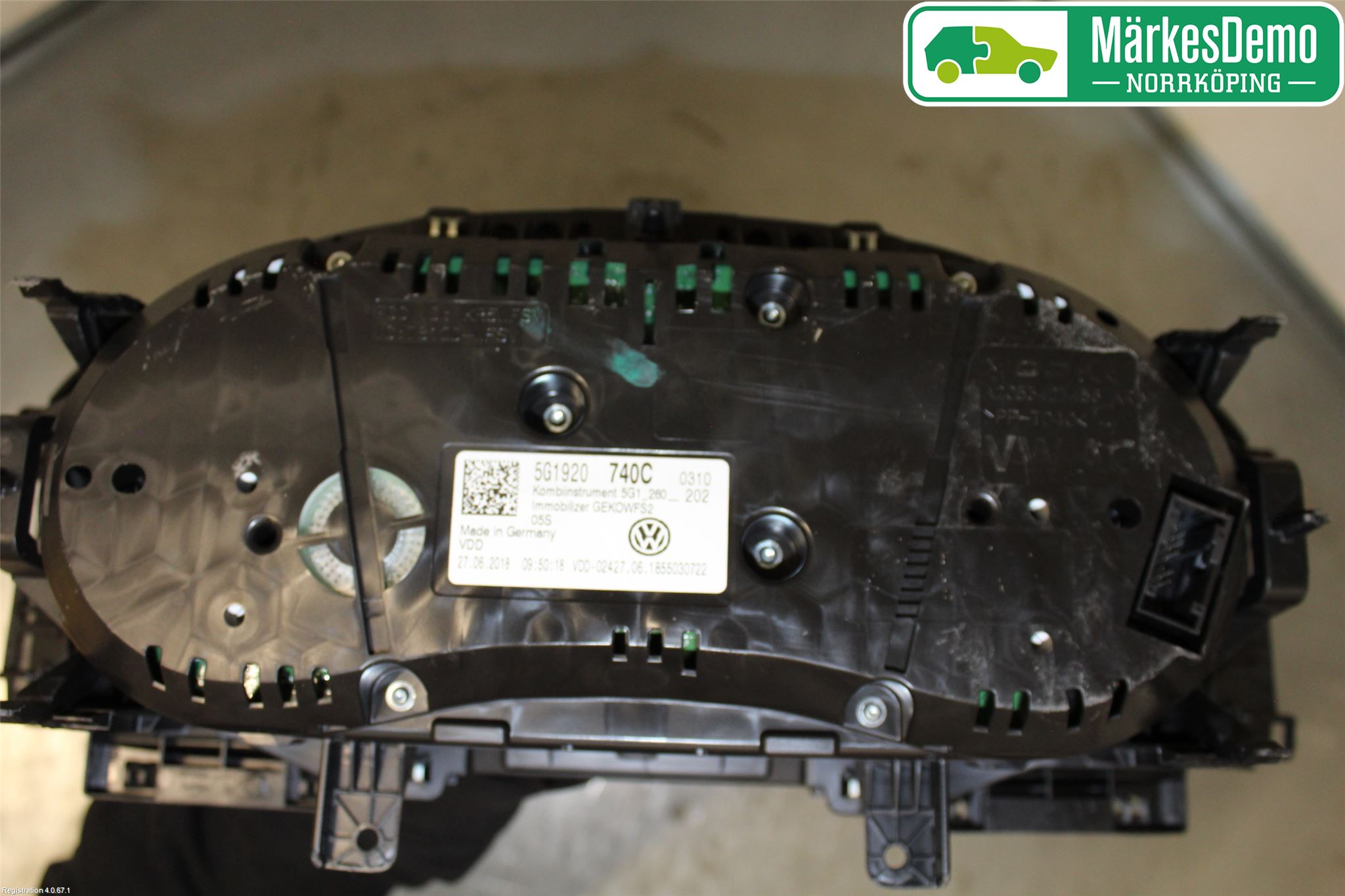 Volkswagen VW GOLF / E-GOLF VII 13-20 Instrument Komb
