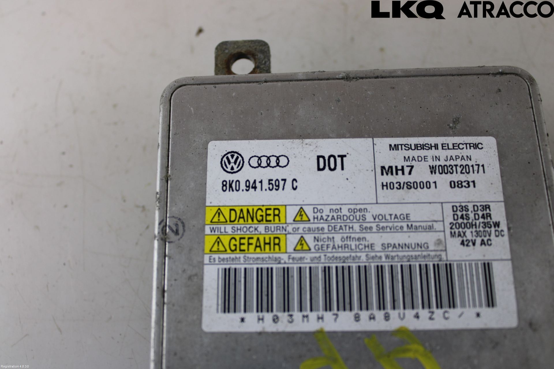 Audi A4 ALLROAD 09-16 Styrenhet Strålkastare