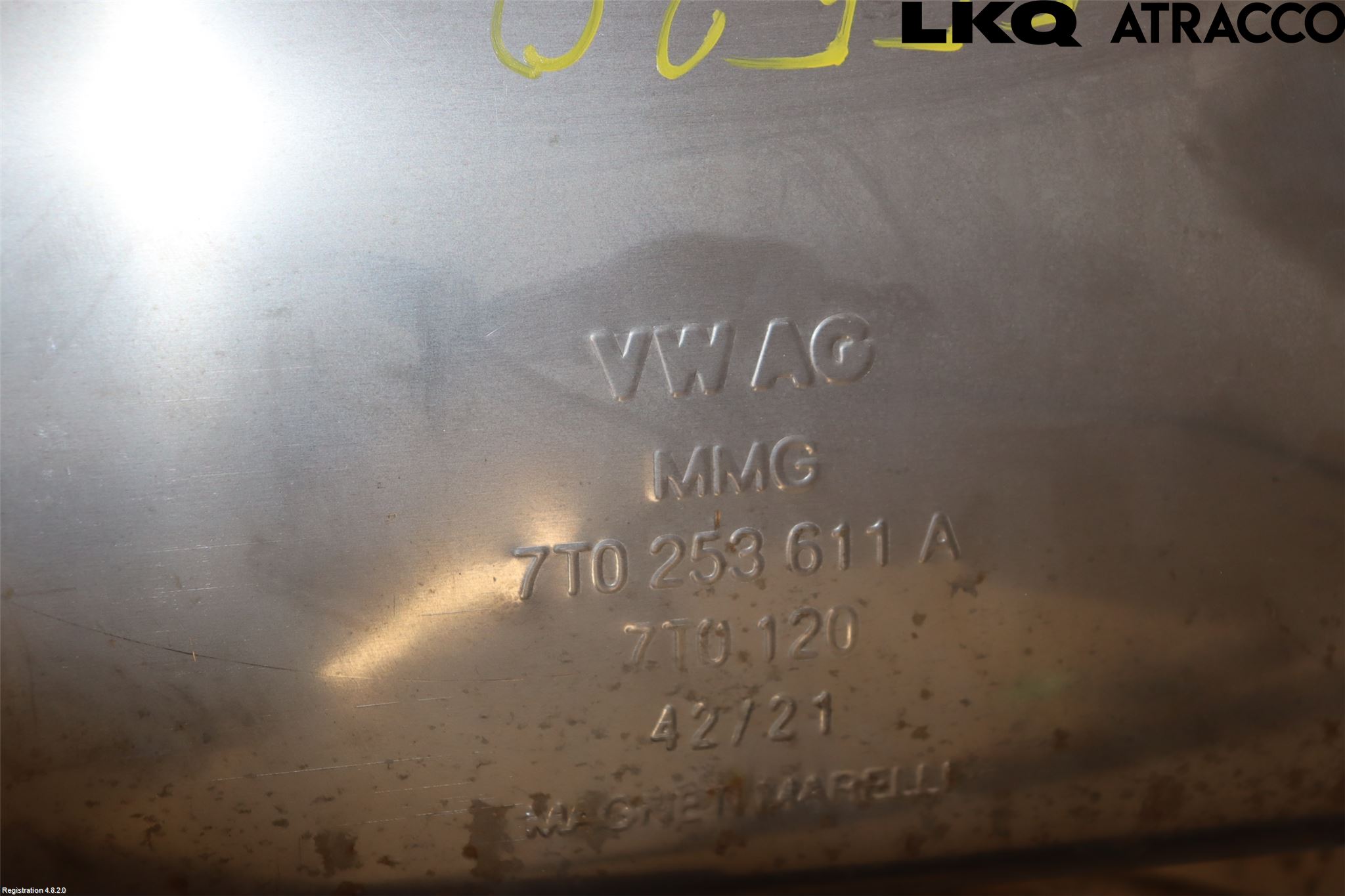 Volkswagen VW TRANSP/CARAVELLE (T7) 22-24 Avgas Bakre Dämpare