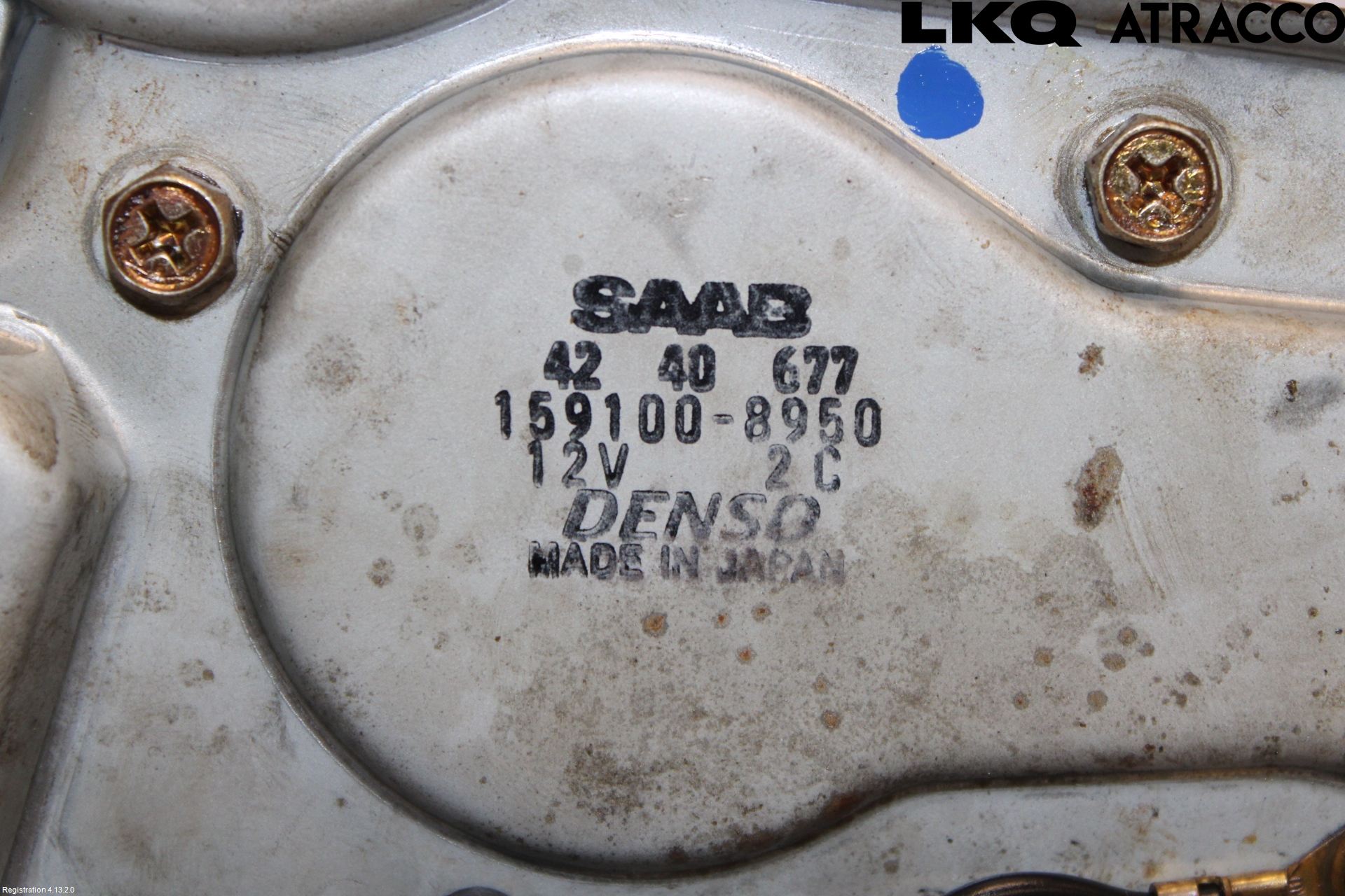 Saab 9-3 VER 1 98-03 Torkarmotor Baklucka