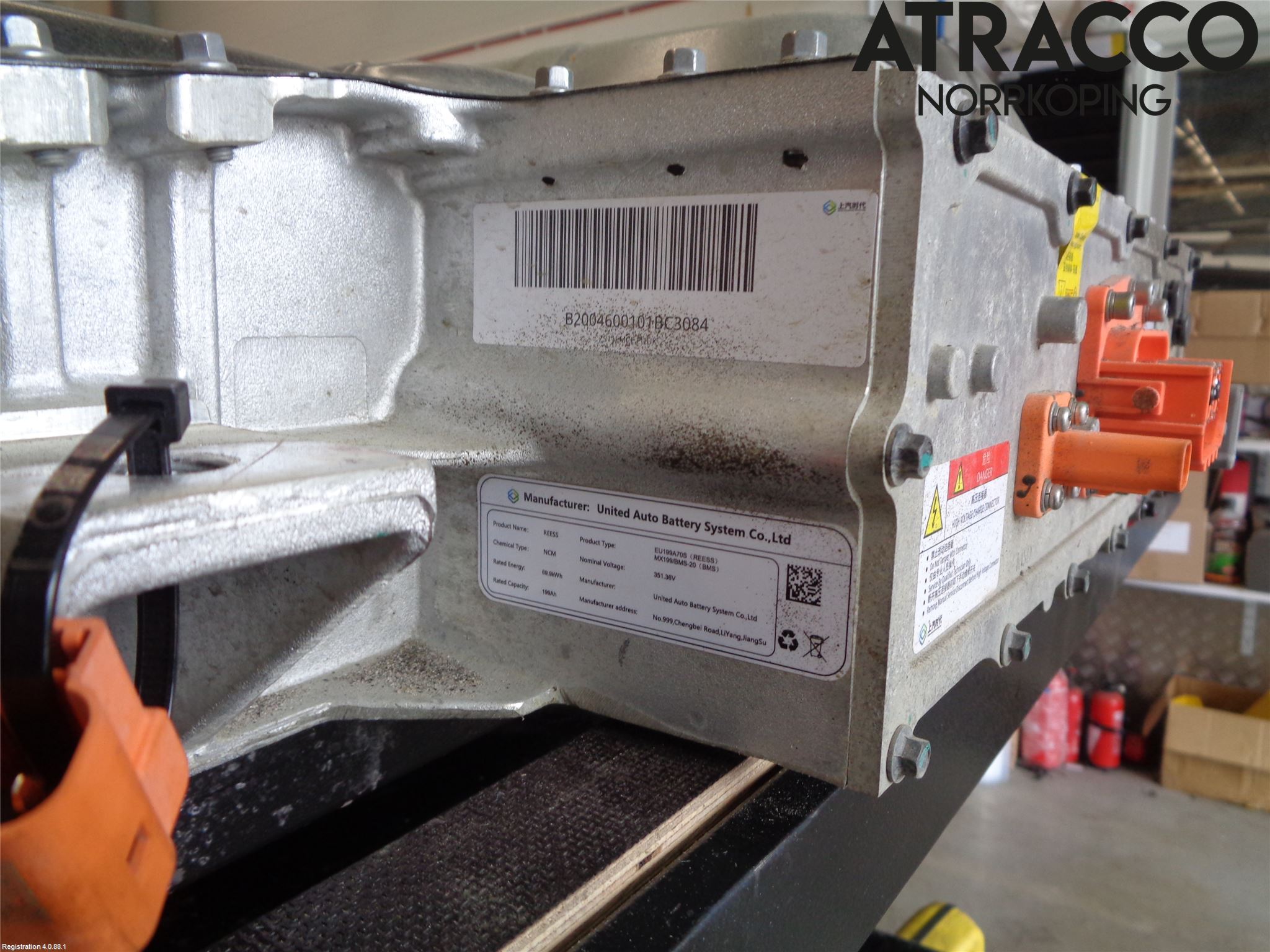 MG ZS EV 20- Batteri Högspänning