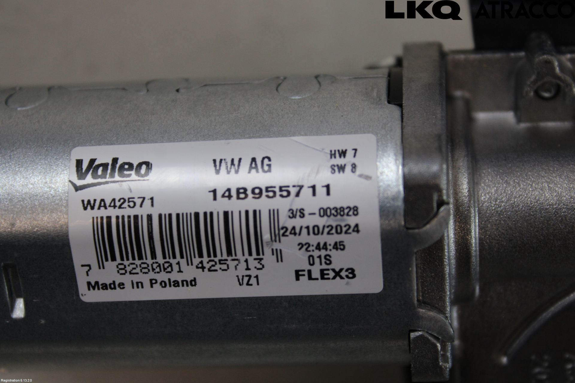 Volkswagen VW ID.7/TOURER 24- Torkarmotor Baklucka