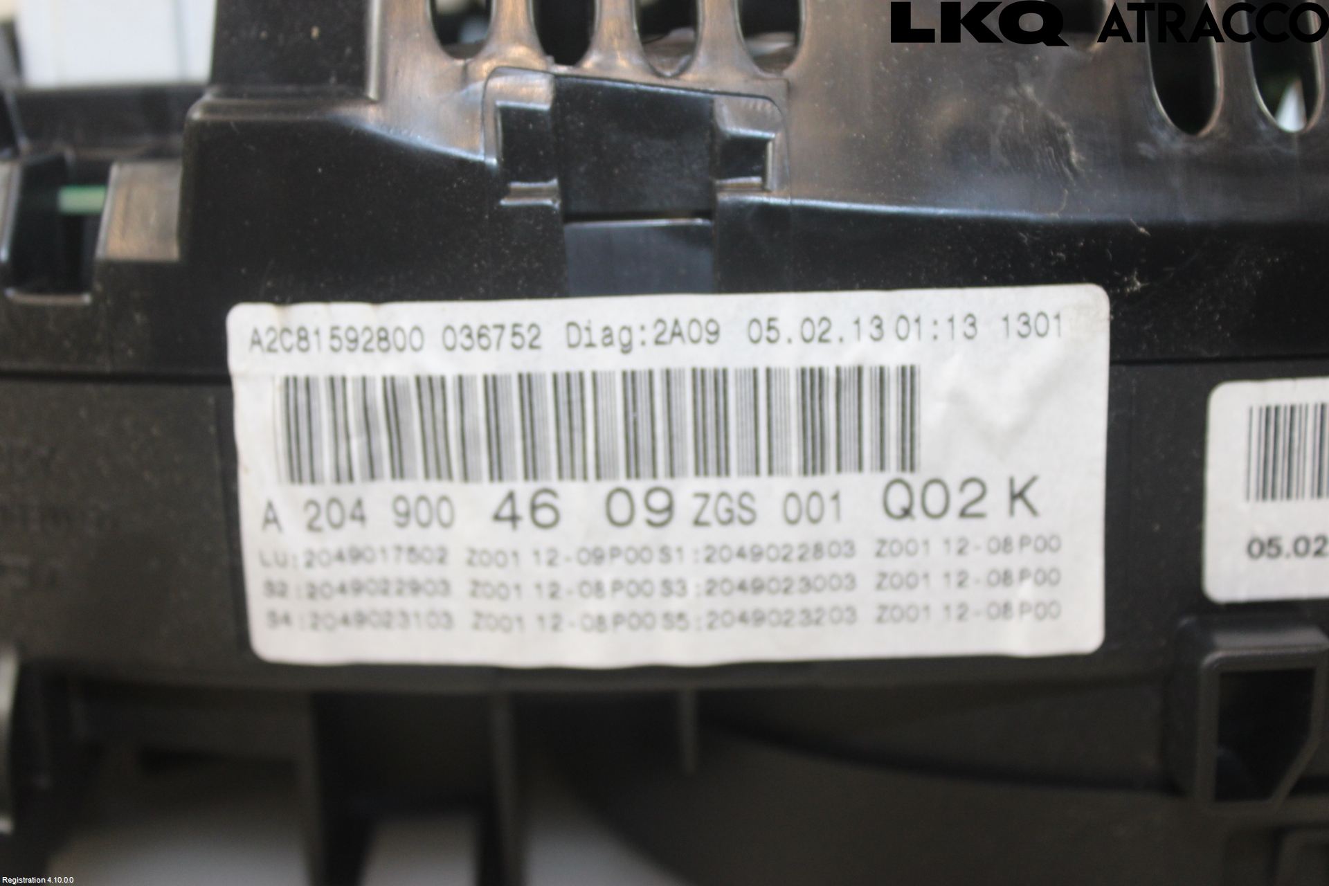 Mercedes-Benz MB C-KLASS (W204) 07-15 Instrument Komb