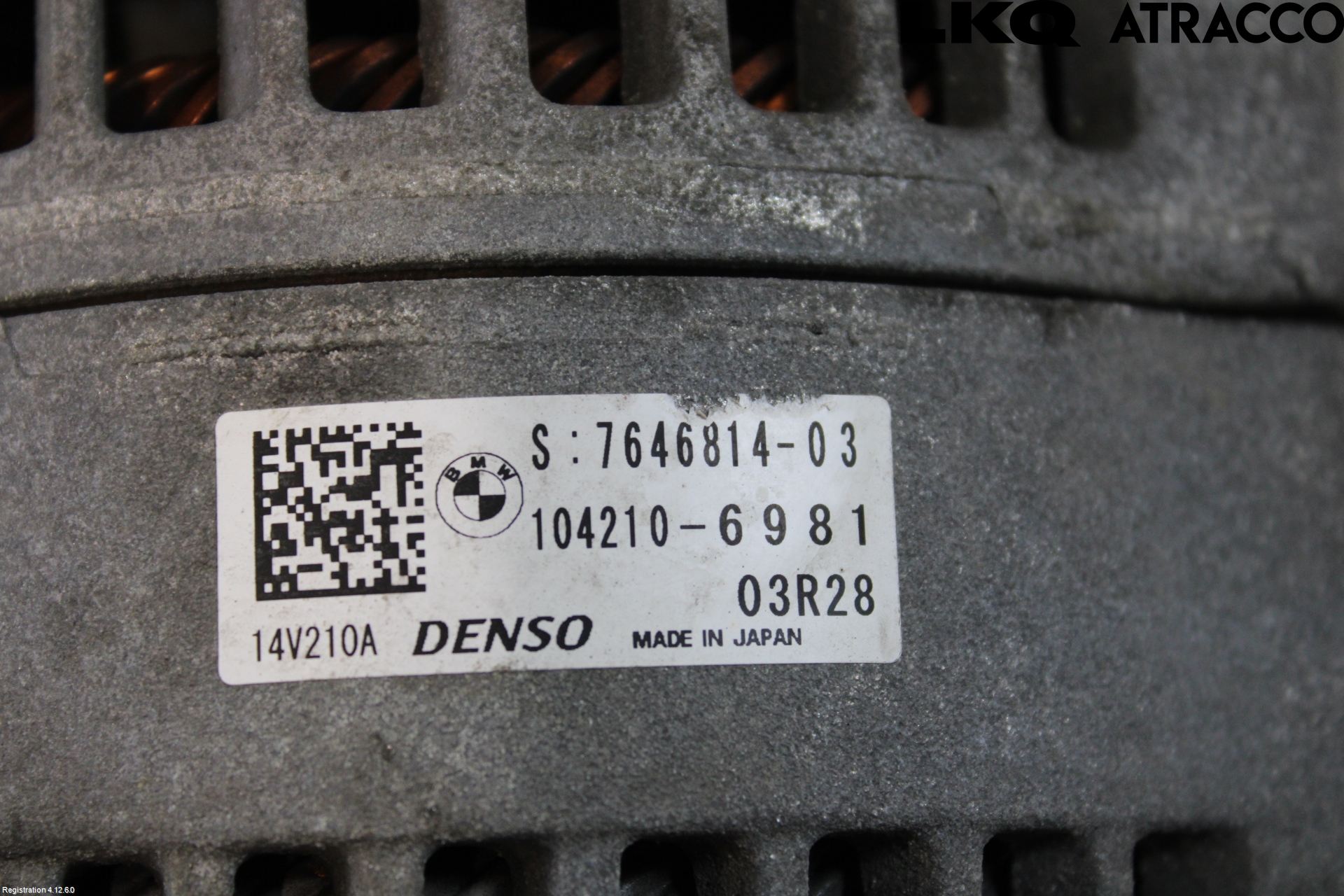 BMW 5 F10/F11/F18 09-17 Generator
