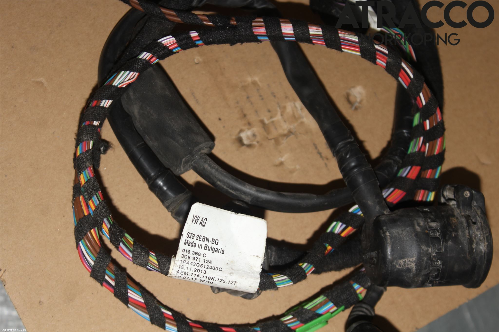Volkswagen VW PASSAT 15-19 Dragkrok Elsats