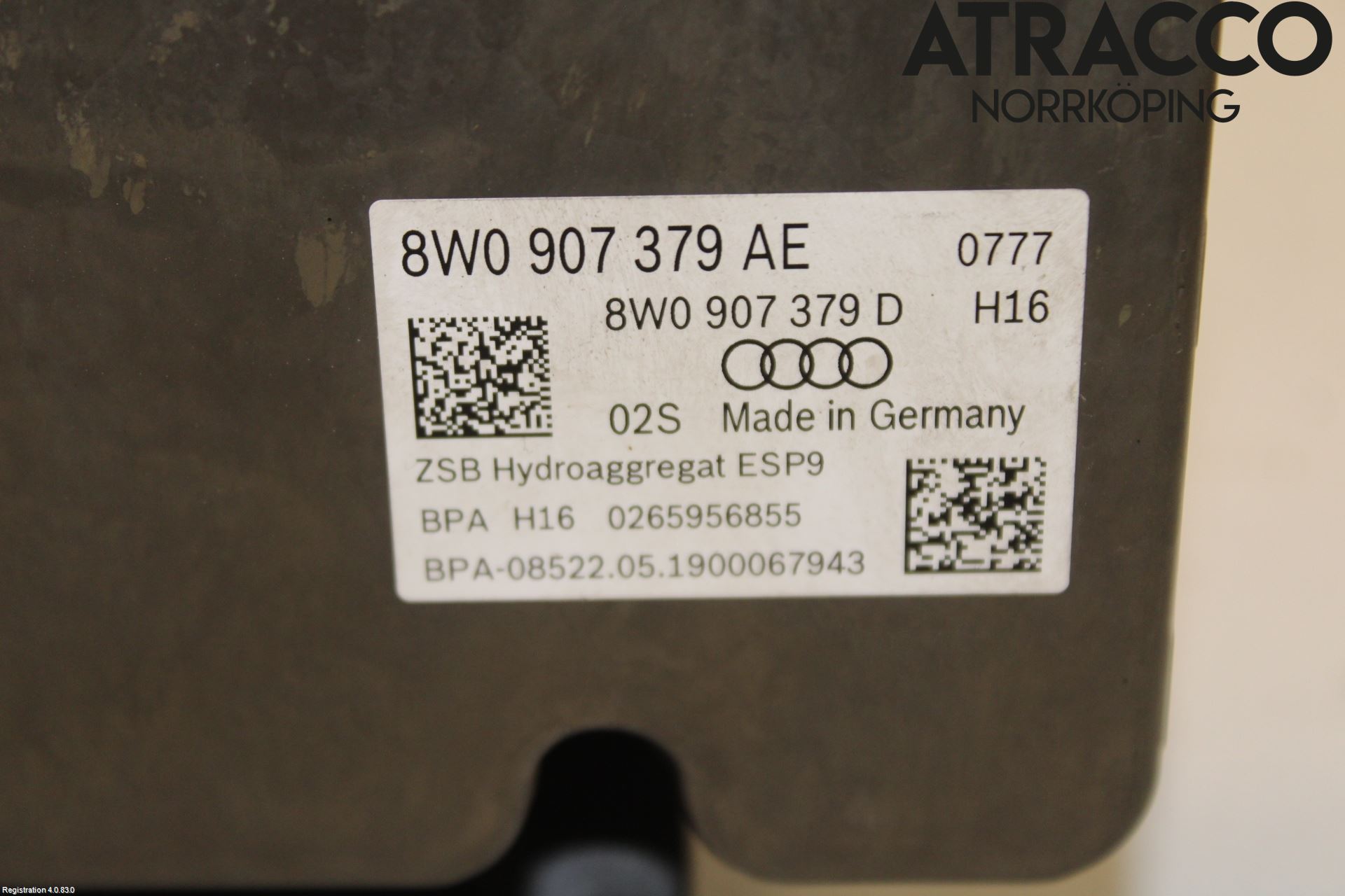 Audi A4/S4 B9 16-19 Abs Hydraulaggregat