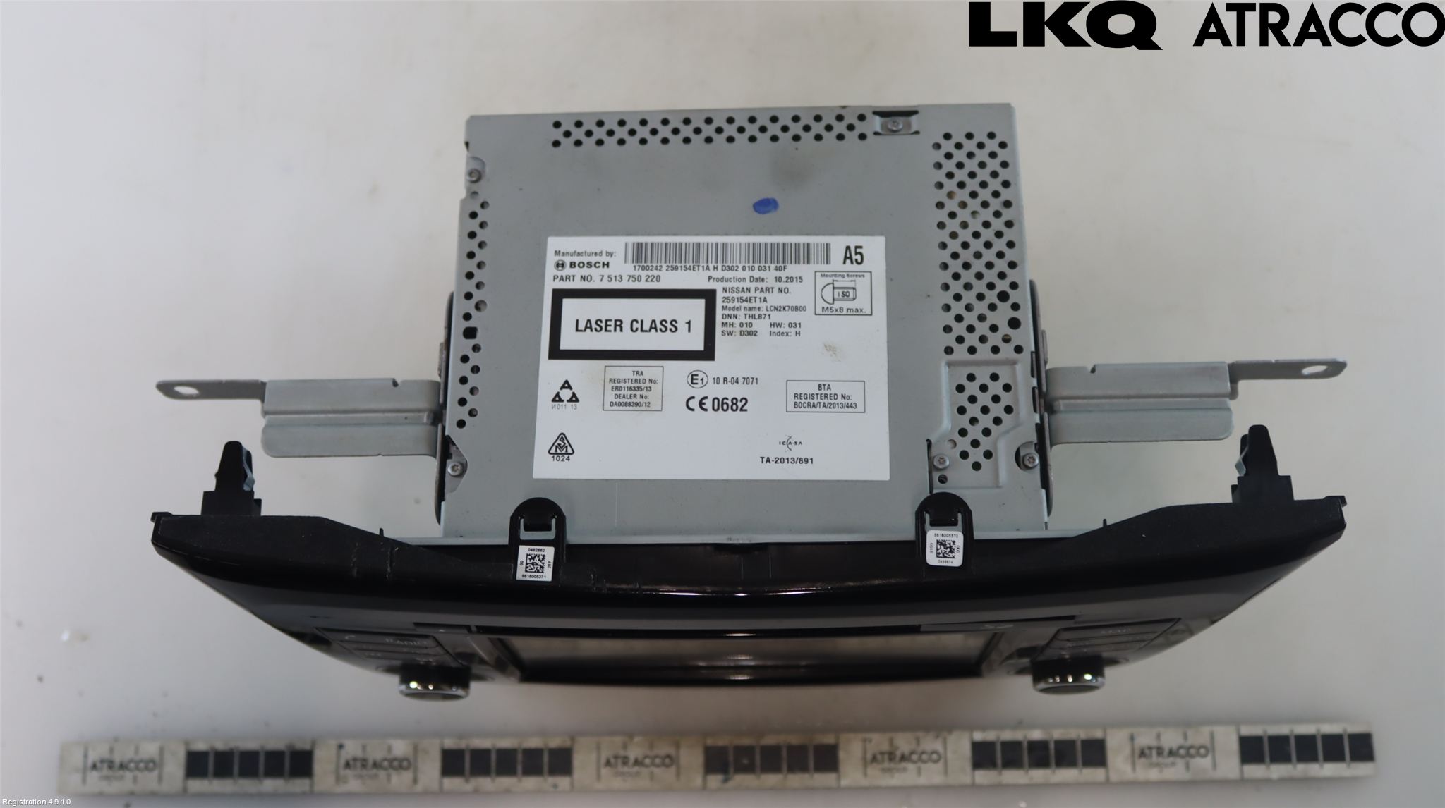 Nissan QASHQAI 14-17 Cd Radio - Multimediapanel