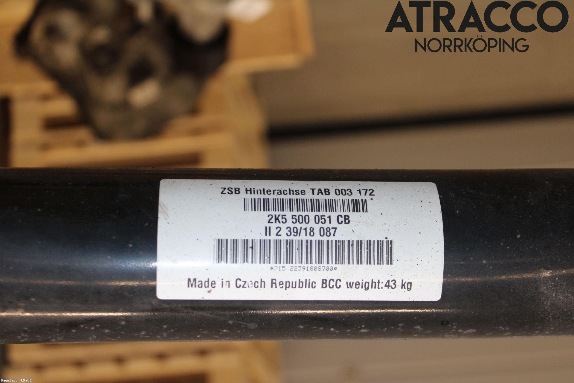 Volkswagen VW CADDY 16-20 Bakaxel