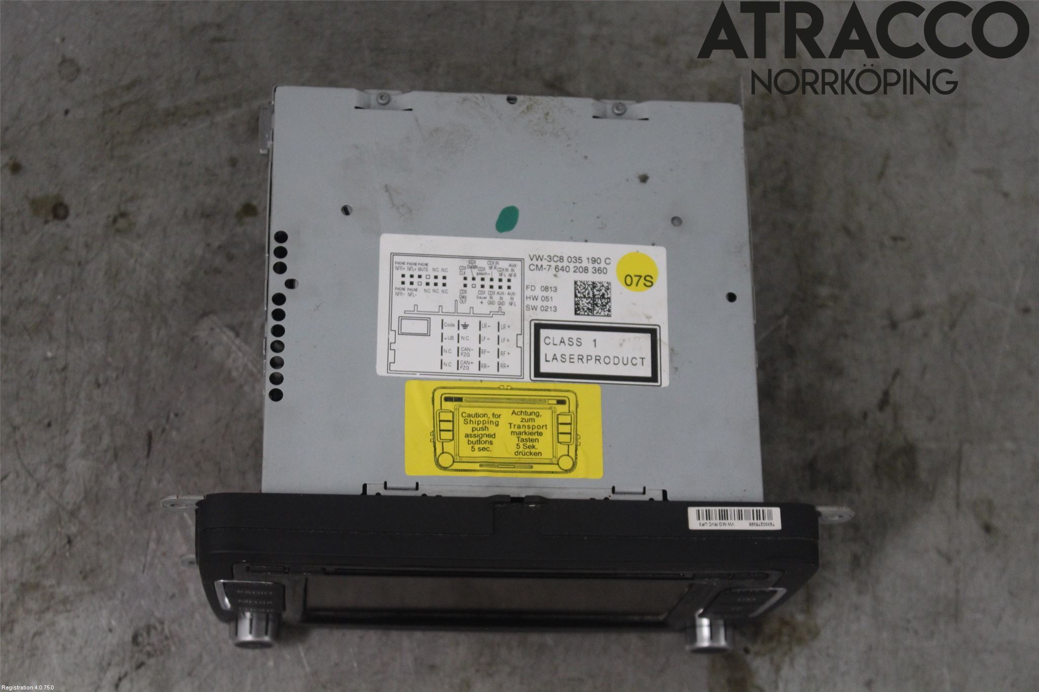 Volkswagen VW PASSAT 11-14 Cd Radio - Multimediapanel