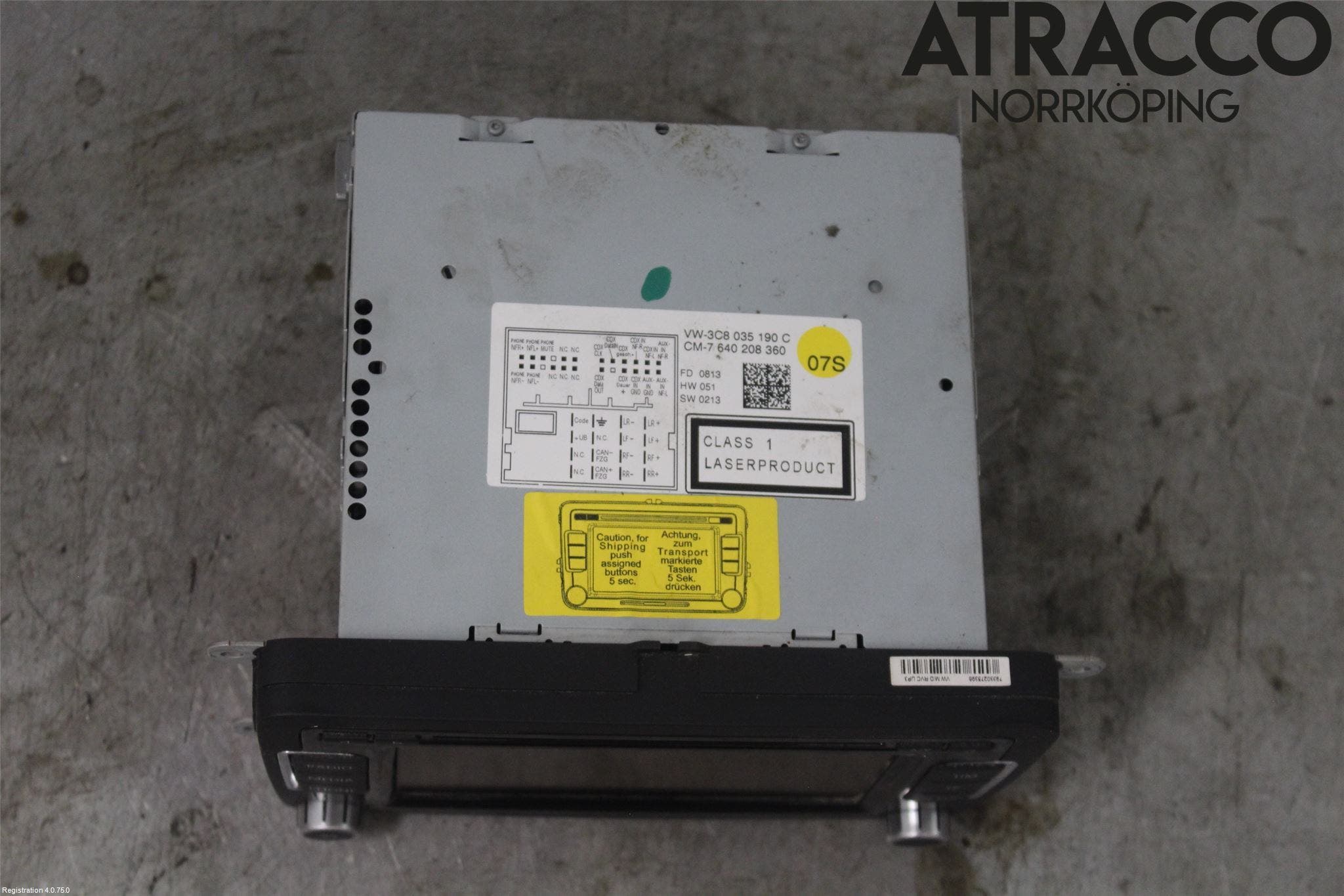 Volkswagen VW PASSAT 11-14 Cd Radio - Multimediapanel