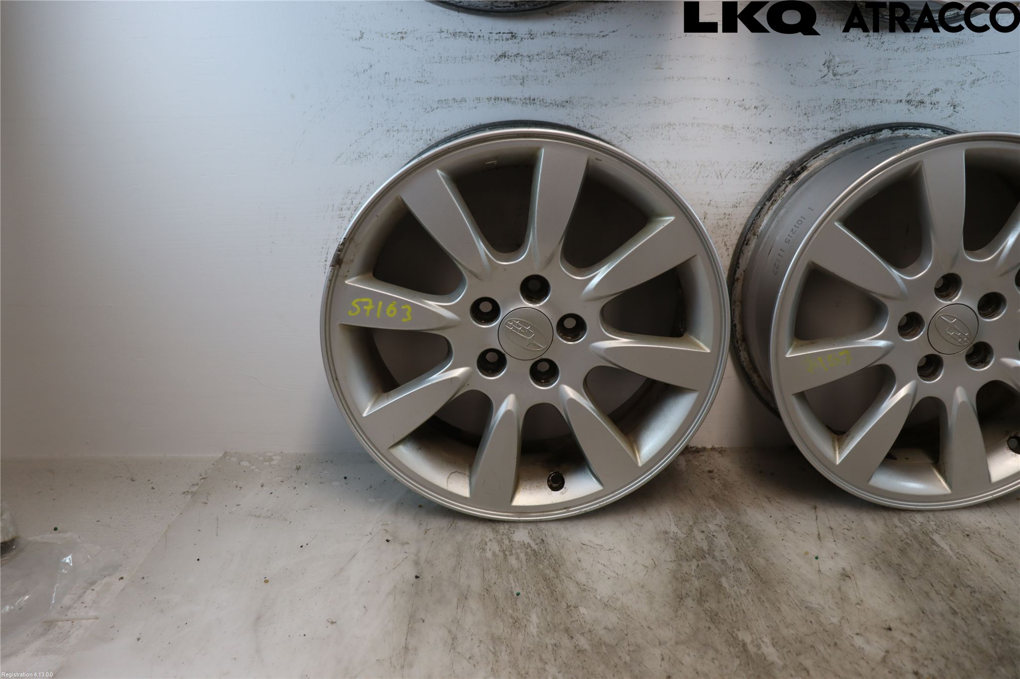 Subaru LEGACY 10-14 Fälgsats Aluminium