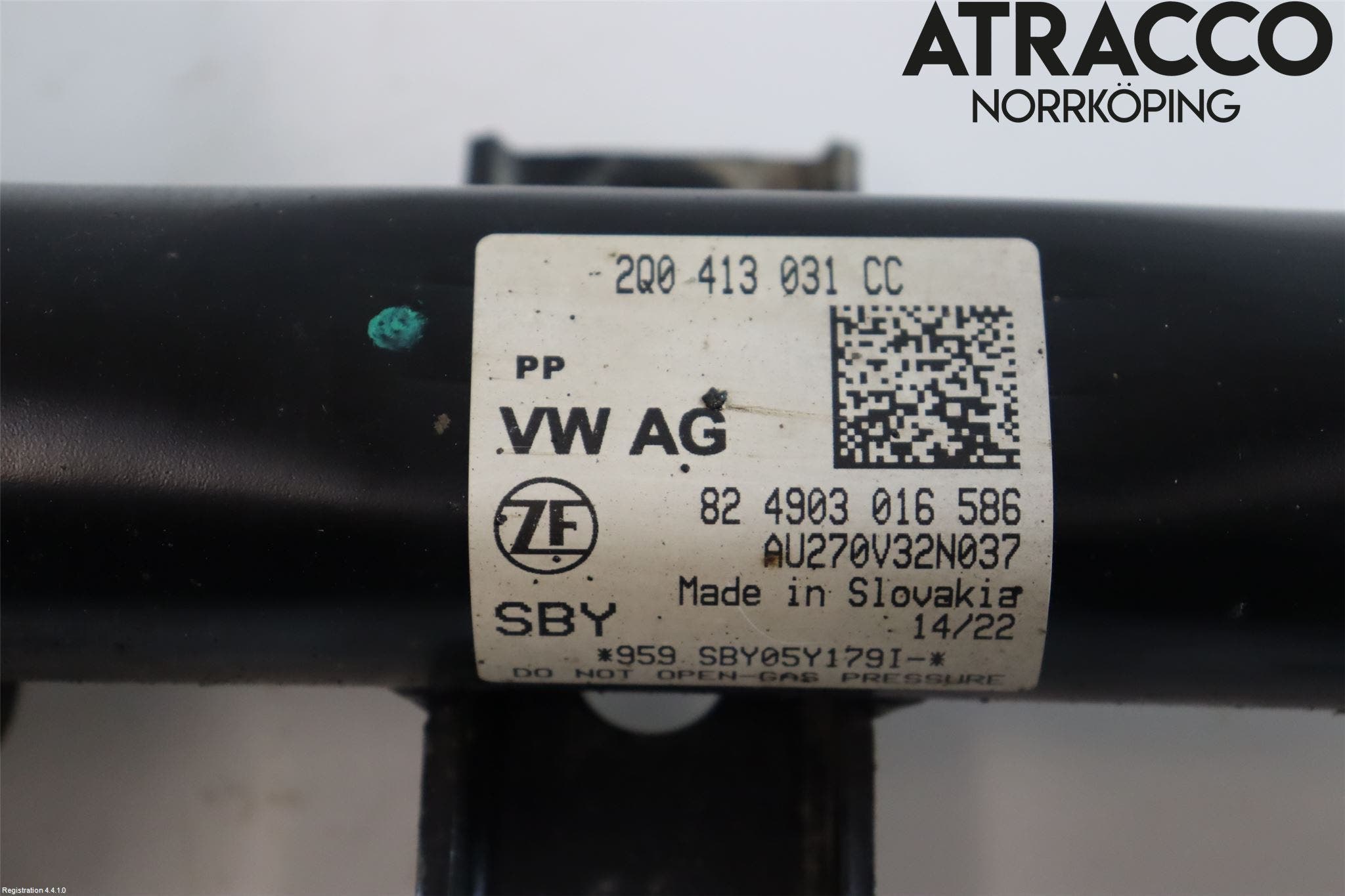 Audi A1 19- Fjäderben Fram Höger