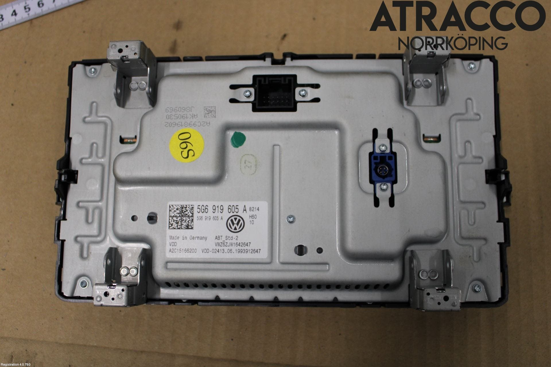 Volkswagen VW GOLF / E-GOLF VII 13-20 Multifunktionsdisplay