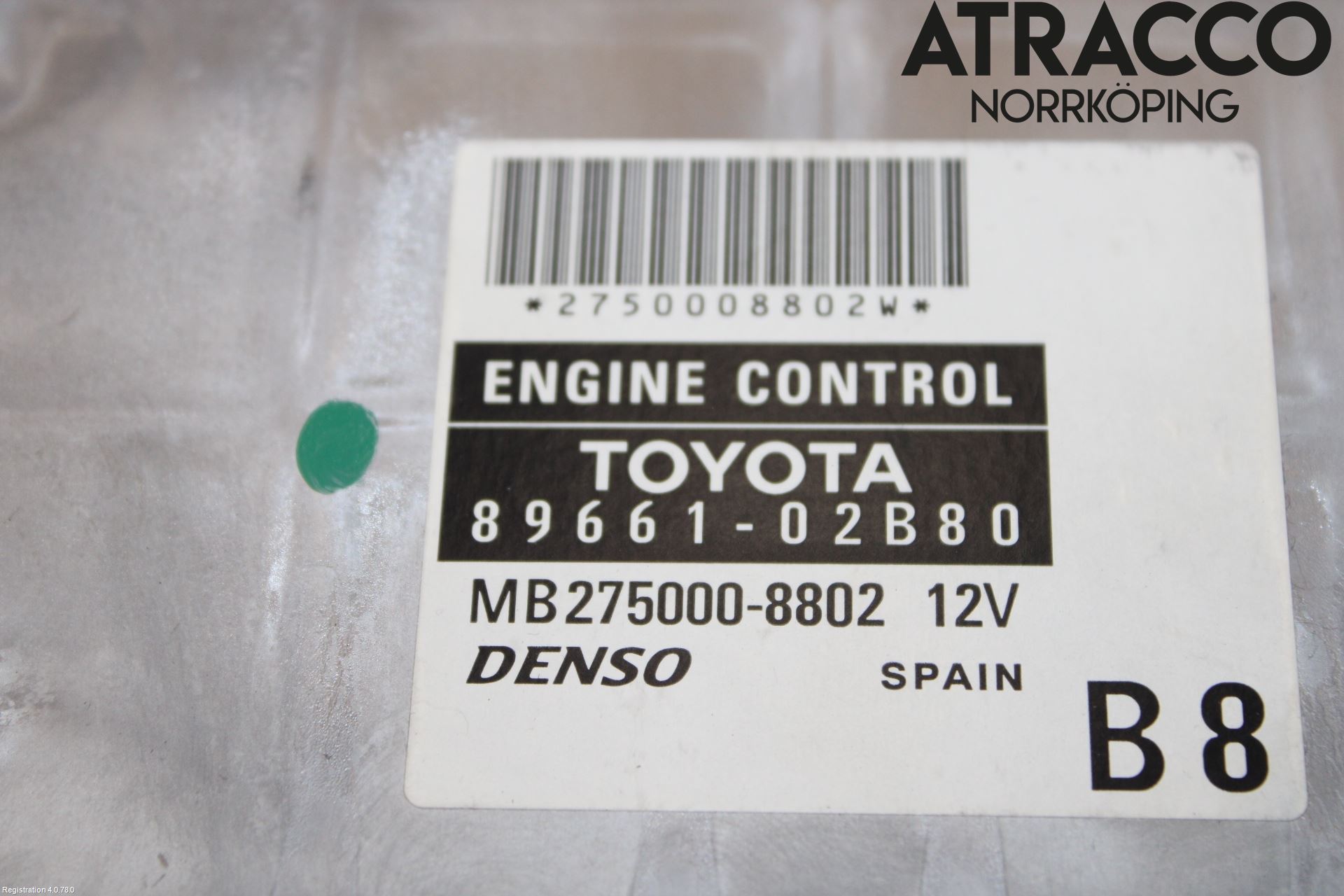 Toyota COROLLA 02-07 Styrenhet Insprut Bensin