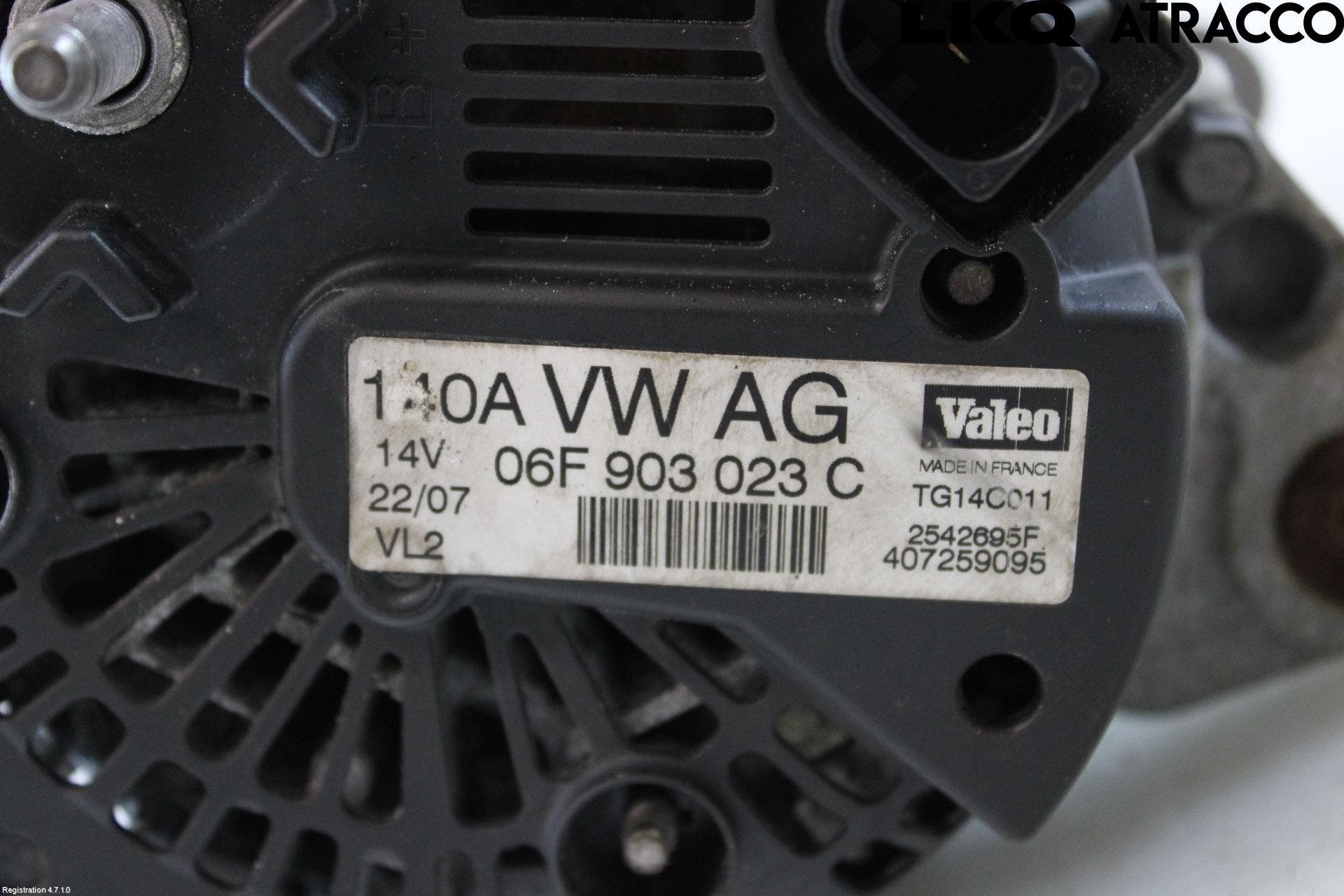 Volkswagen VW GOLF V 04-09 Generator