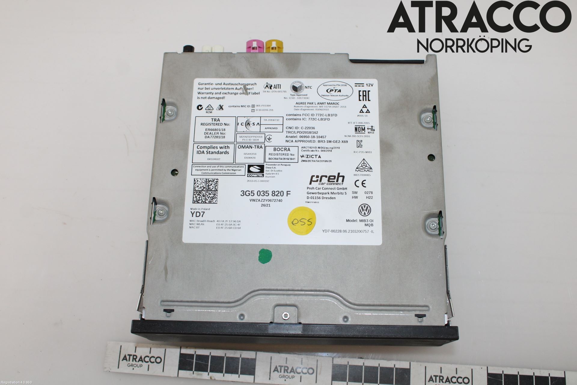 Volkswagen VW PASSAT 20-24 Cd Radio - Multimediapanel