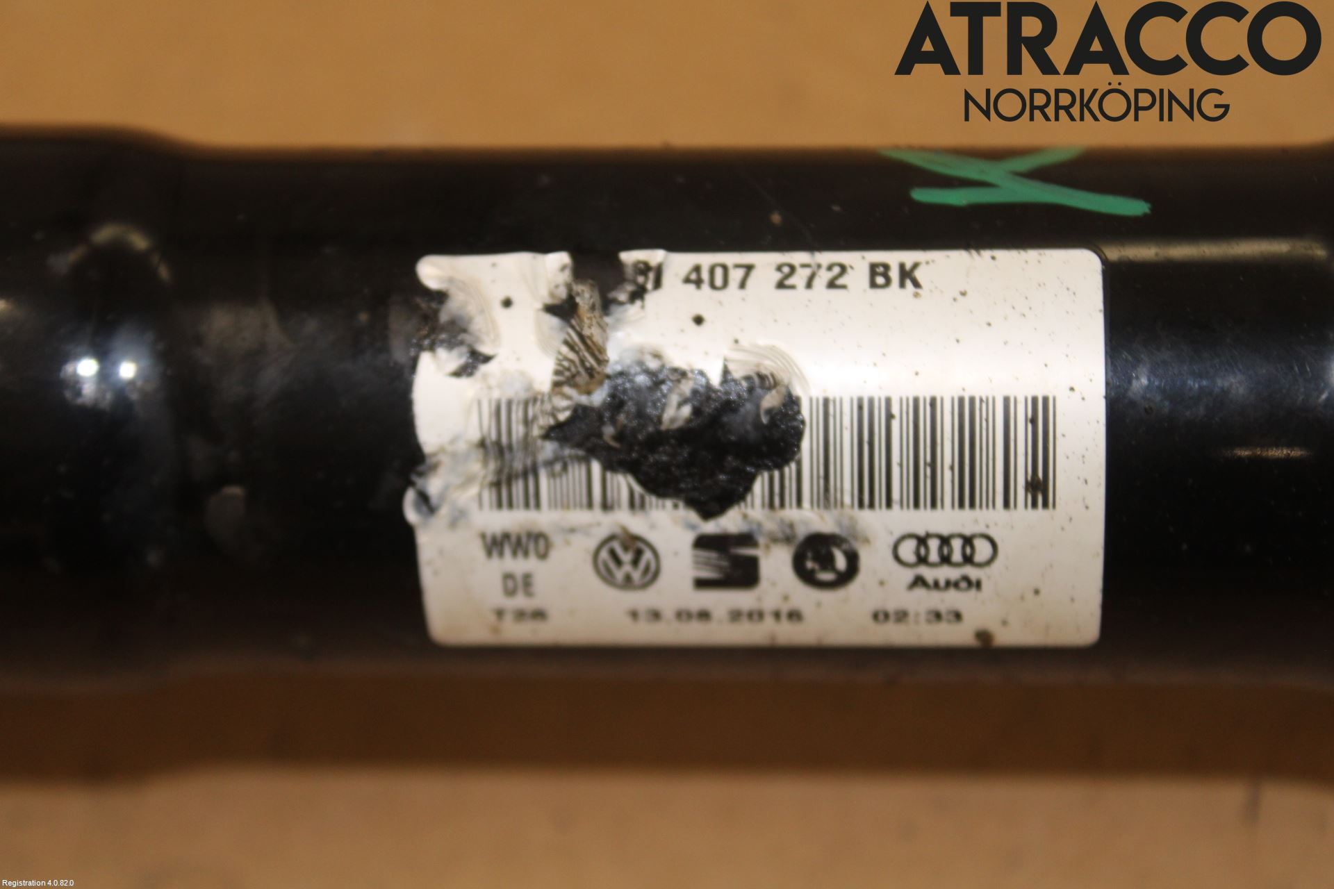 Volkswagen VW PASSAT 15-19 Drivaxel Fram Höger
