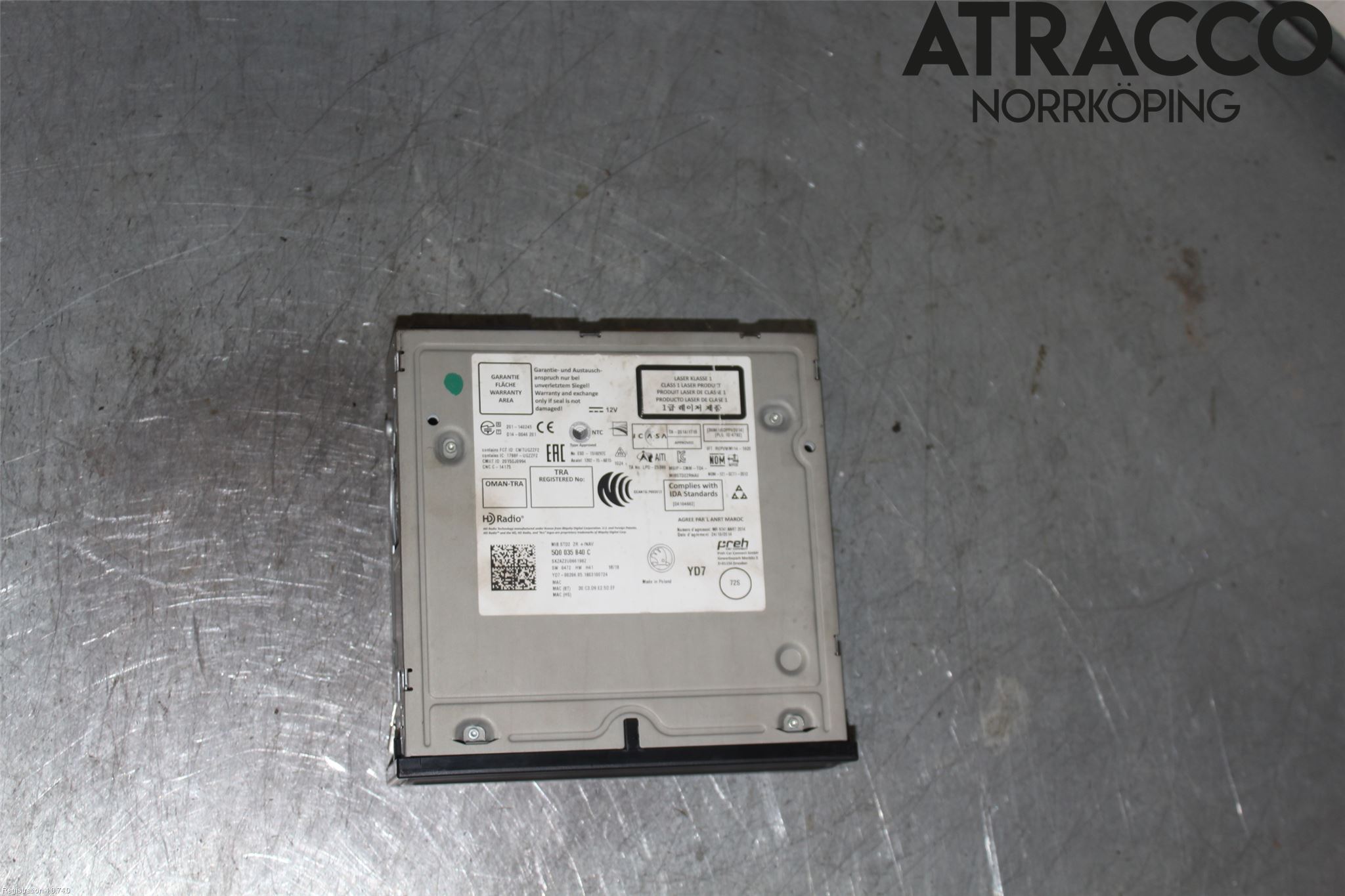 Skoda KAROQ 18- Cd Radio - Multimediapanel