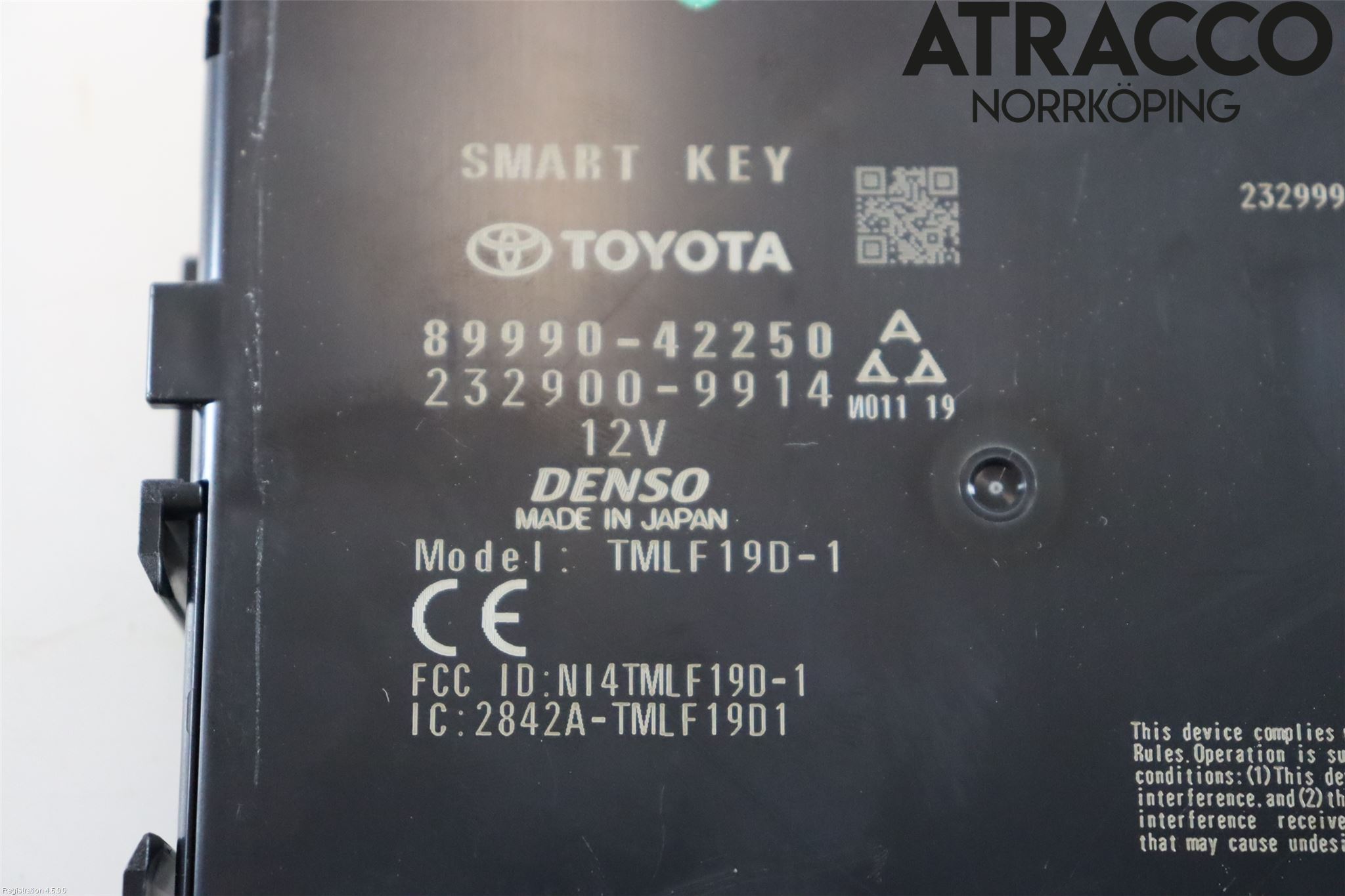 Toyota RAV4 19- Styrenhet Nyckellöst System
