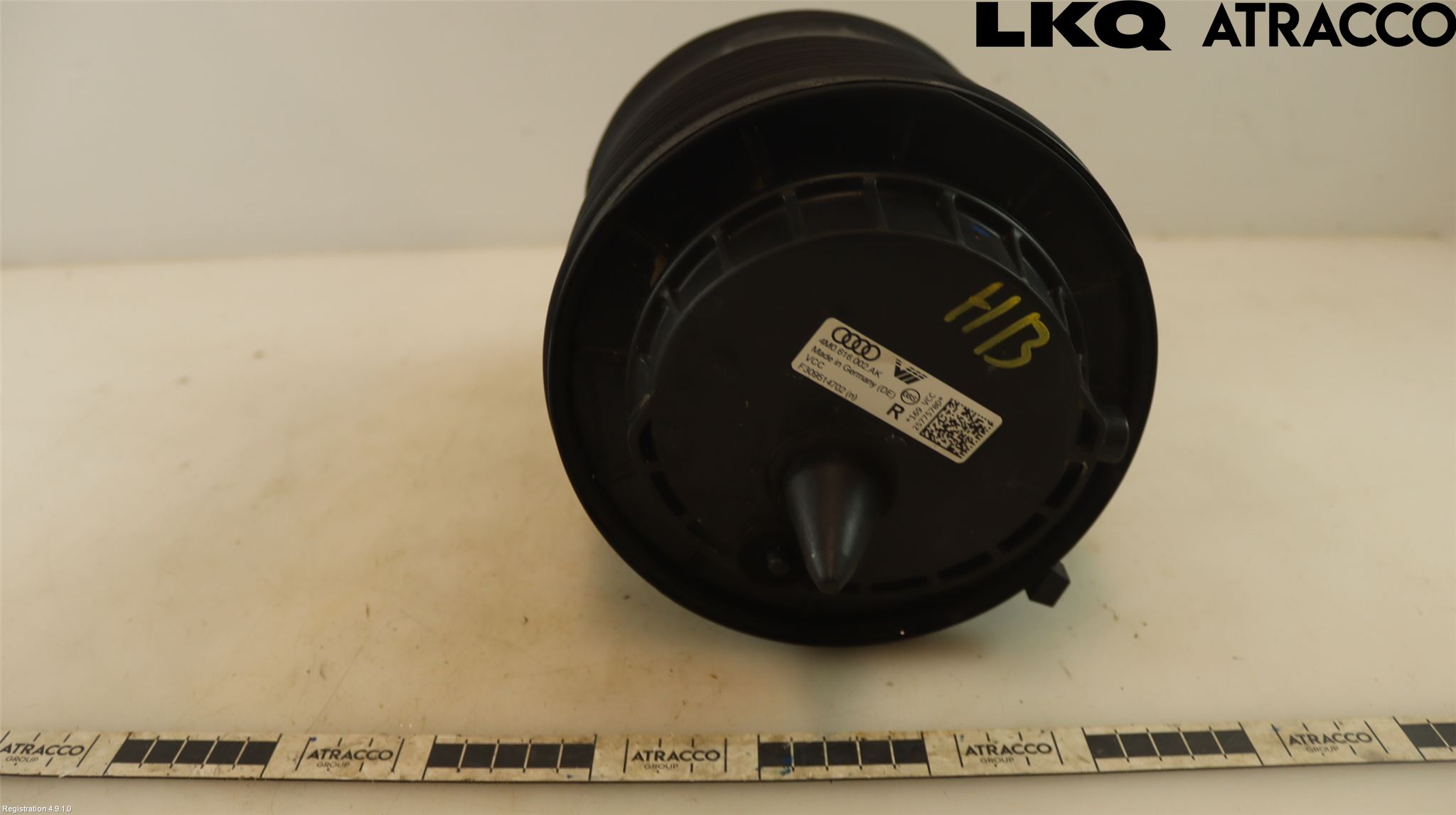 Audi E-TRON, S GE 19- Nivå-Luftfjädring Bälg