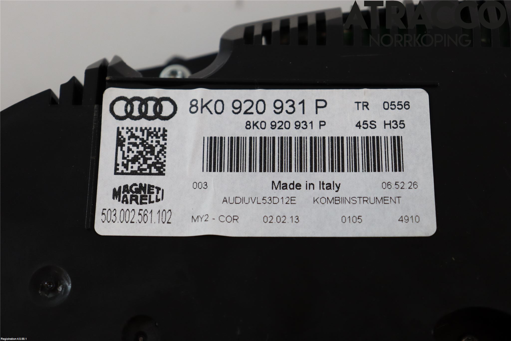 Audi A4 12-15 Instrument Komb