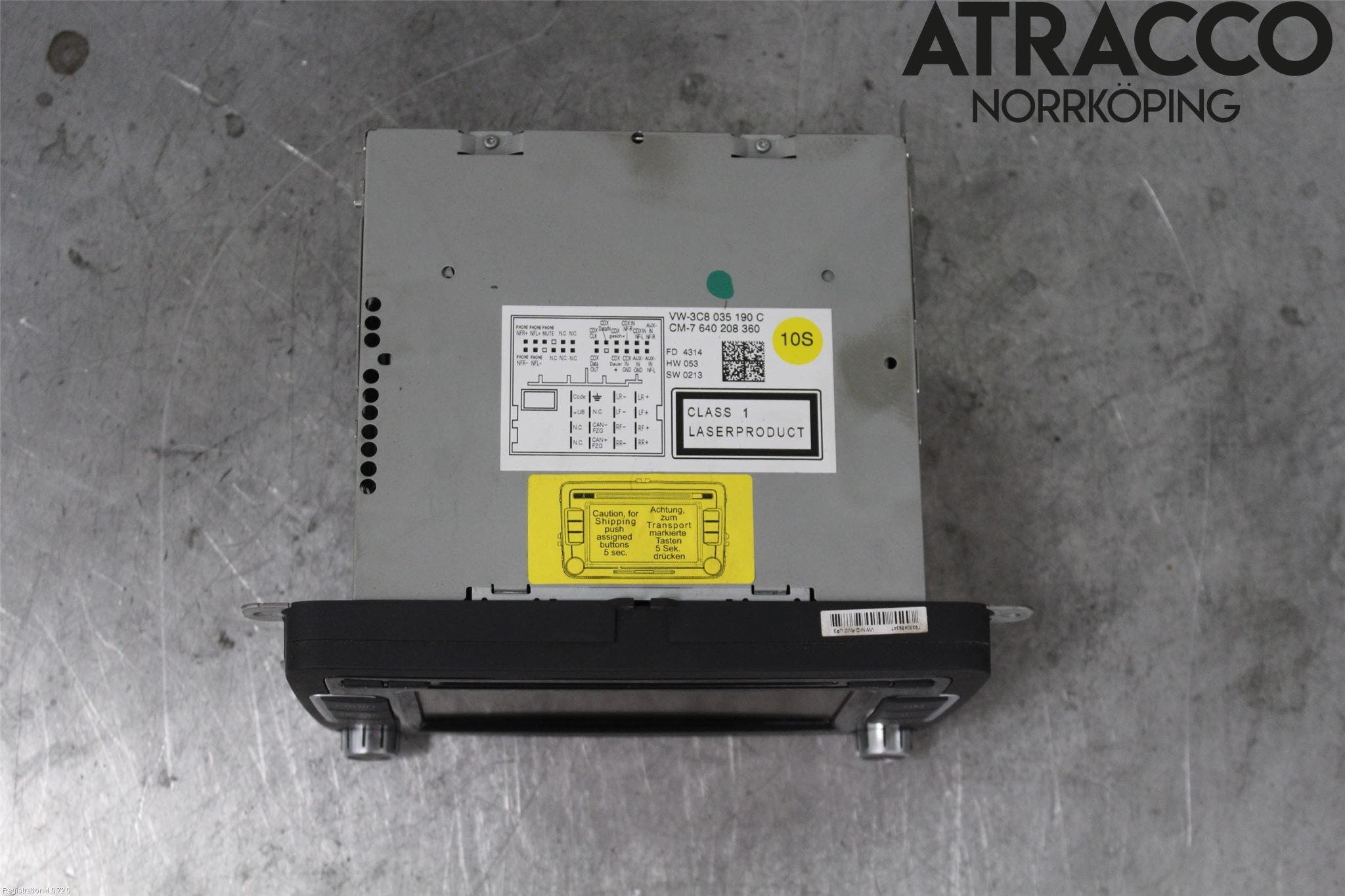 Volkswagen VW PASSAT 15-19 Cd Radio - Multimediapanel