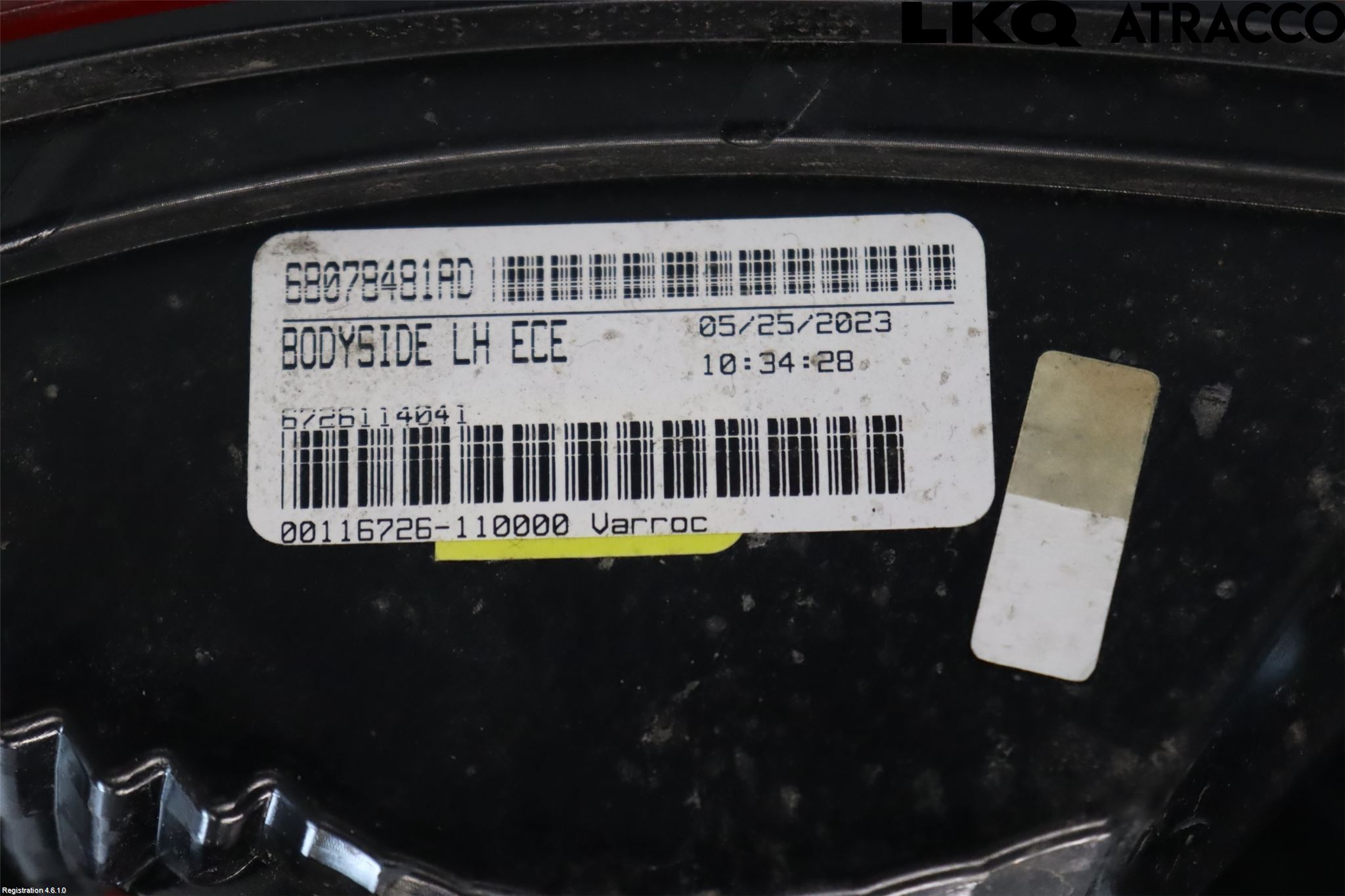 Fiat FREEMONT Bakljus Vänster