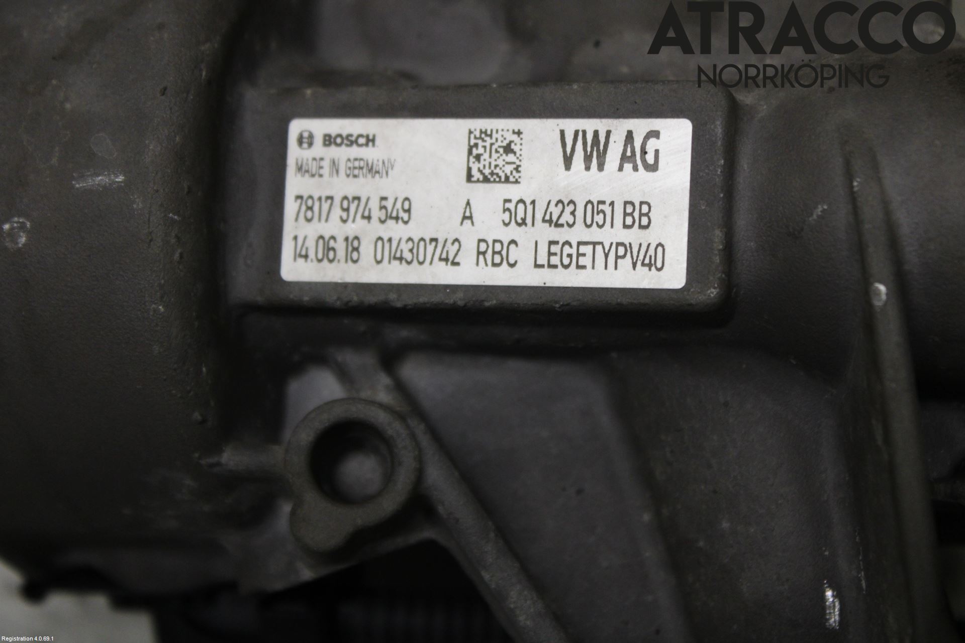 Volkswagen VW GOLF / E-GOLF VII 13-20 Styrväxel-Snäcka Elektrisk