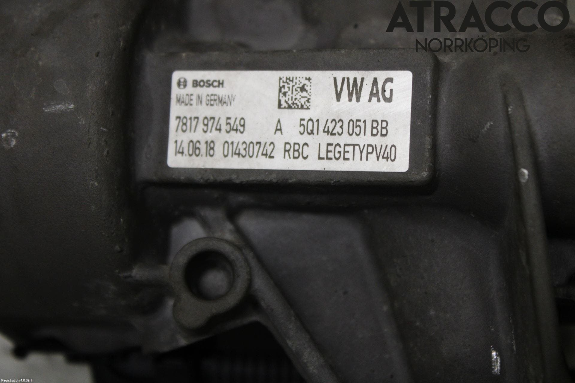 Volkswagen VW GOLF / E-GOLF VII 13-20 Styrväxel-Snäcka Elektrisk