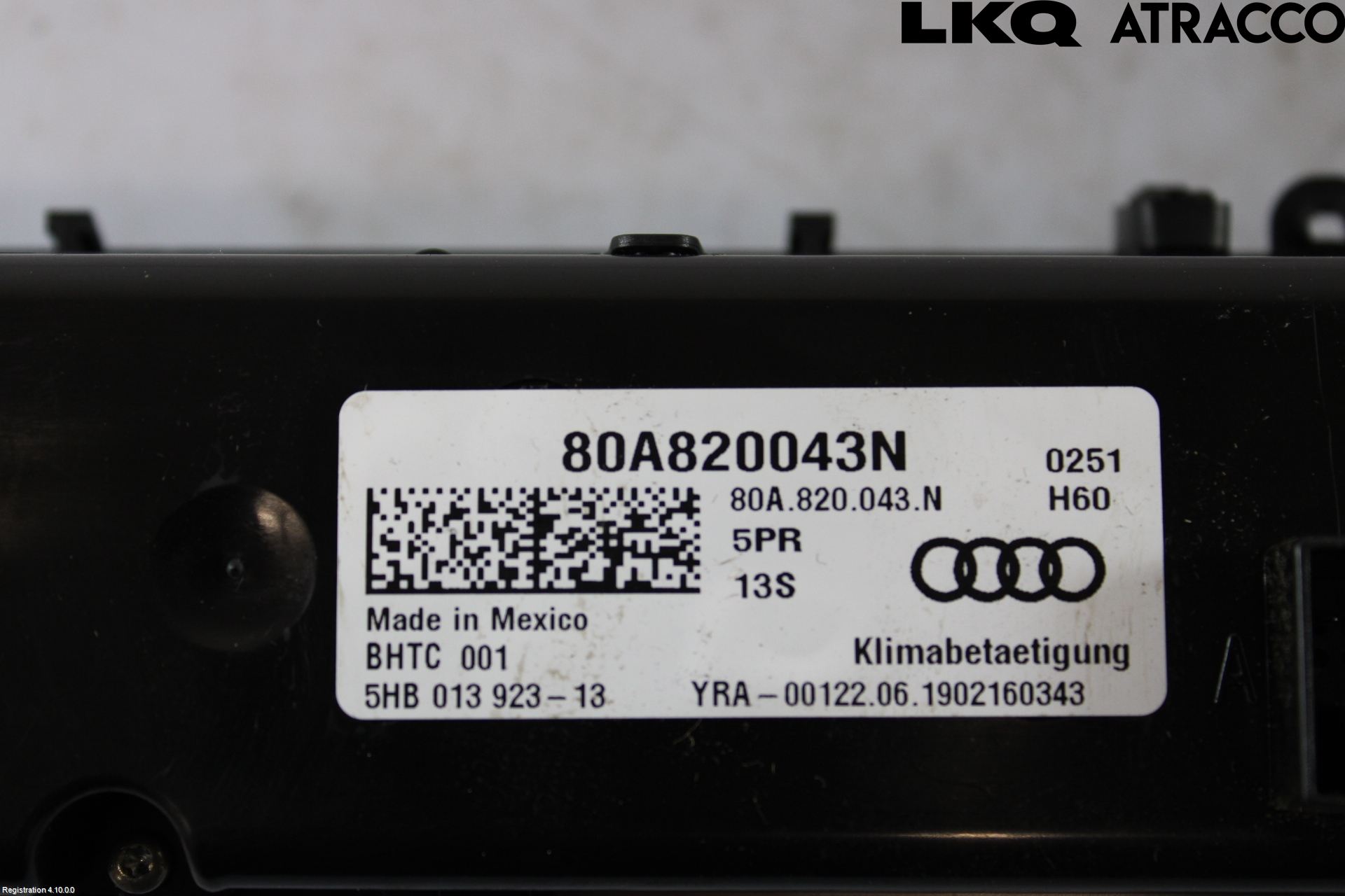 Audi Q5/SQ5 17- Värmereglage