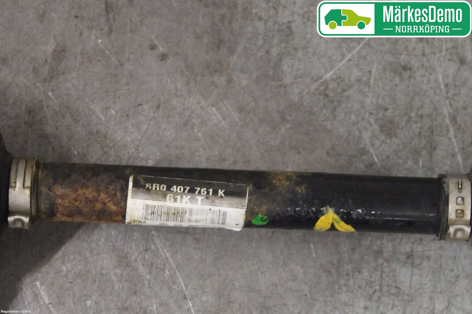 Volkswagen VW POLO 10-17 Drivaxel Fram Vänster